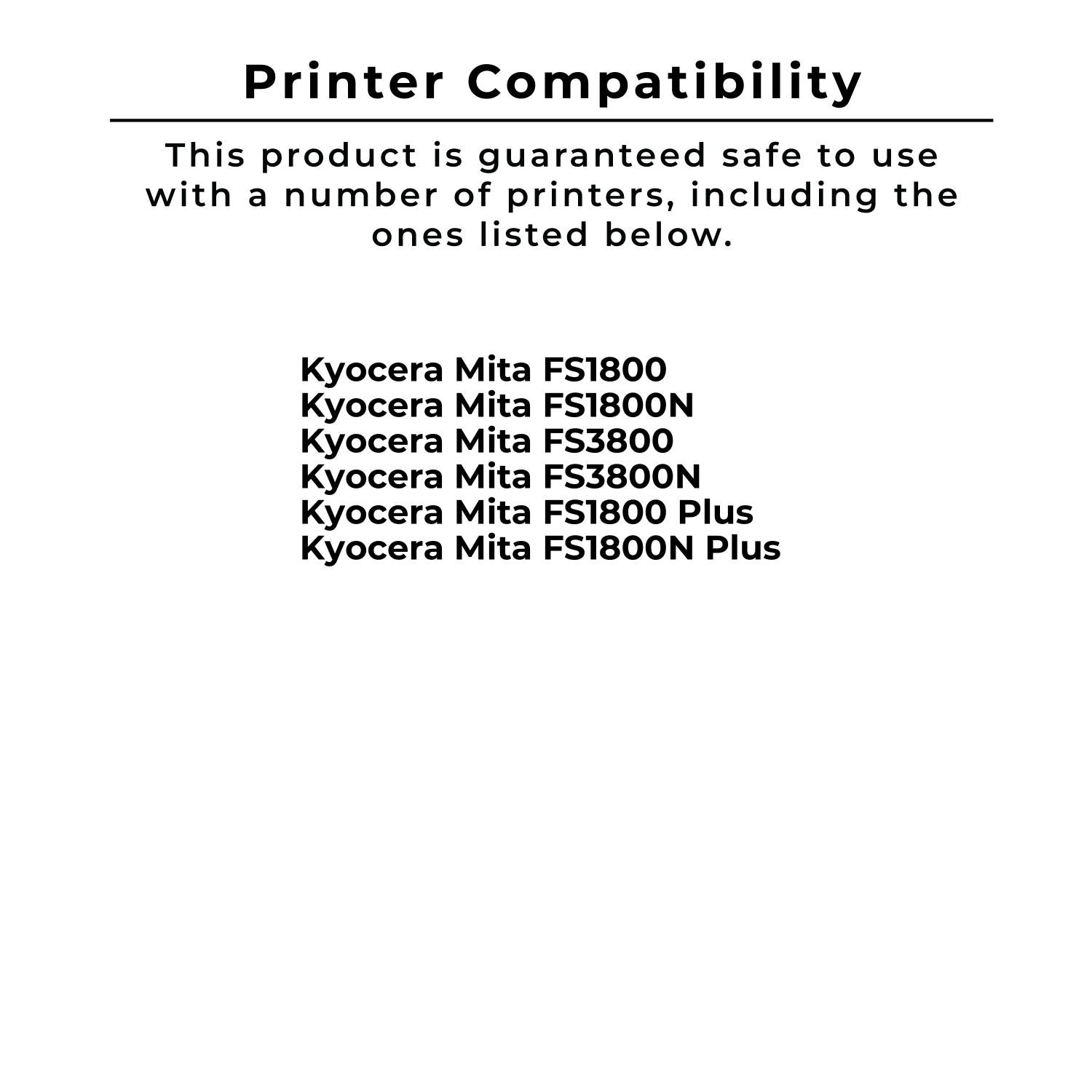 Zoomtoner compatible KYOCERA / MITA TK-60 Cartouche de toner laser Kit noir