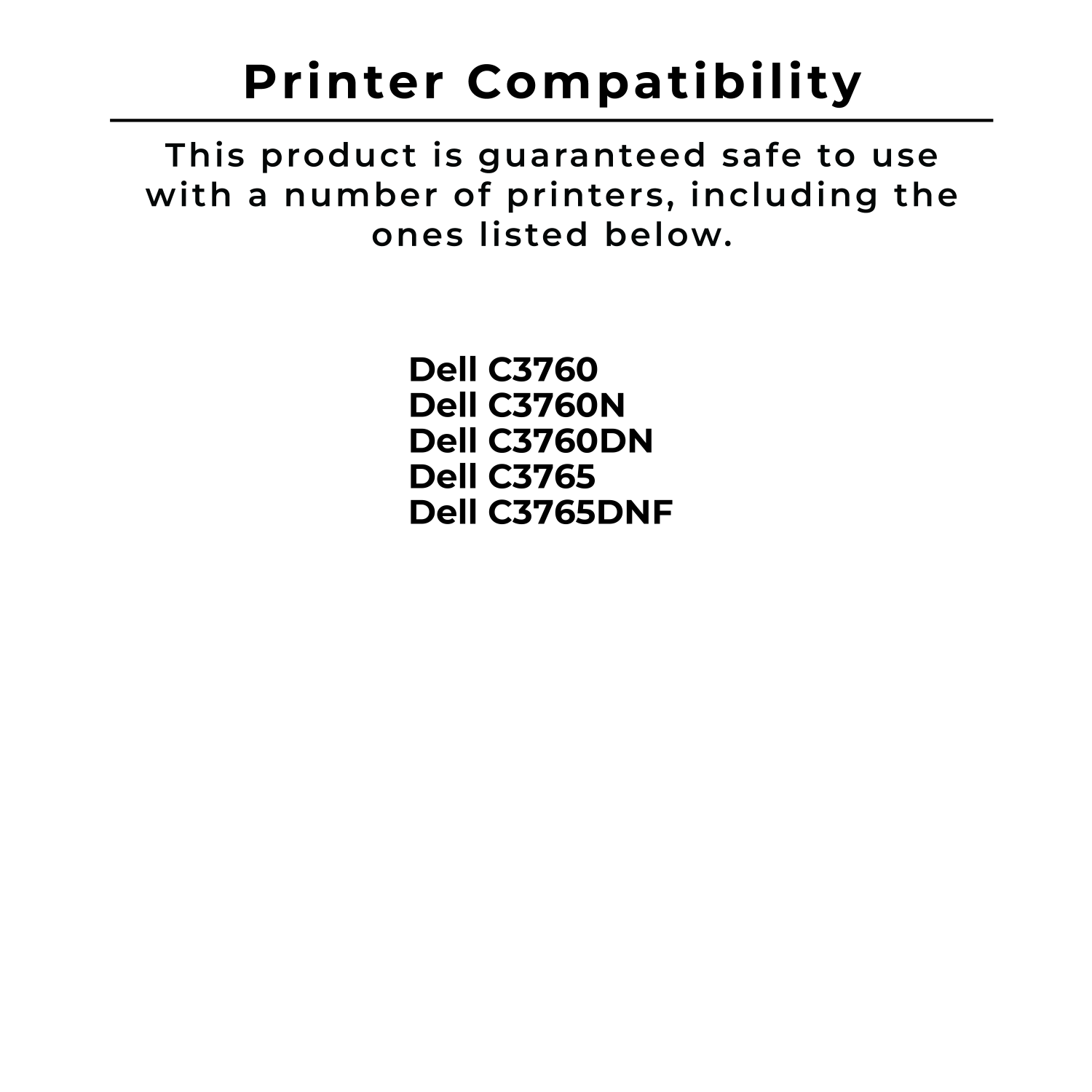 Cartouche d’encre en poudre jaune à très haut rendement 331-8430 de Zoomtoner compatible AVEC DELL