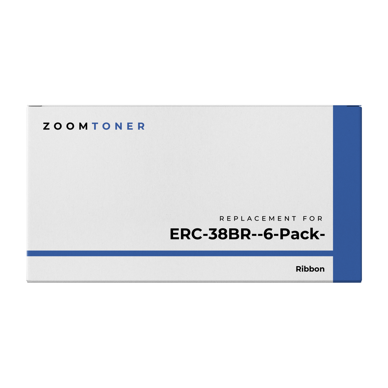 Ruban rouge/noir EPSON ERC-38BR compatible avec Zoomtoner