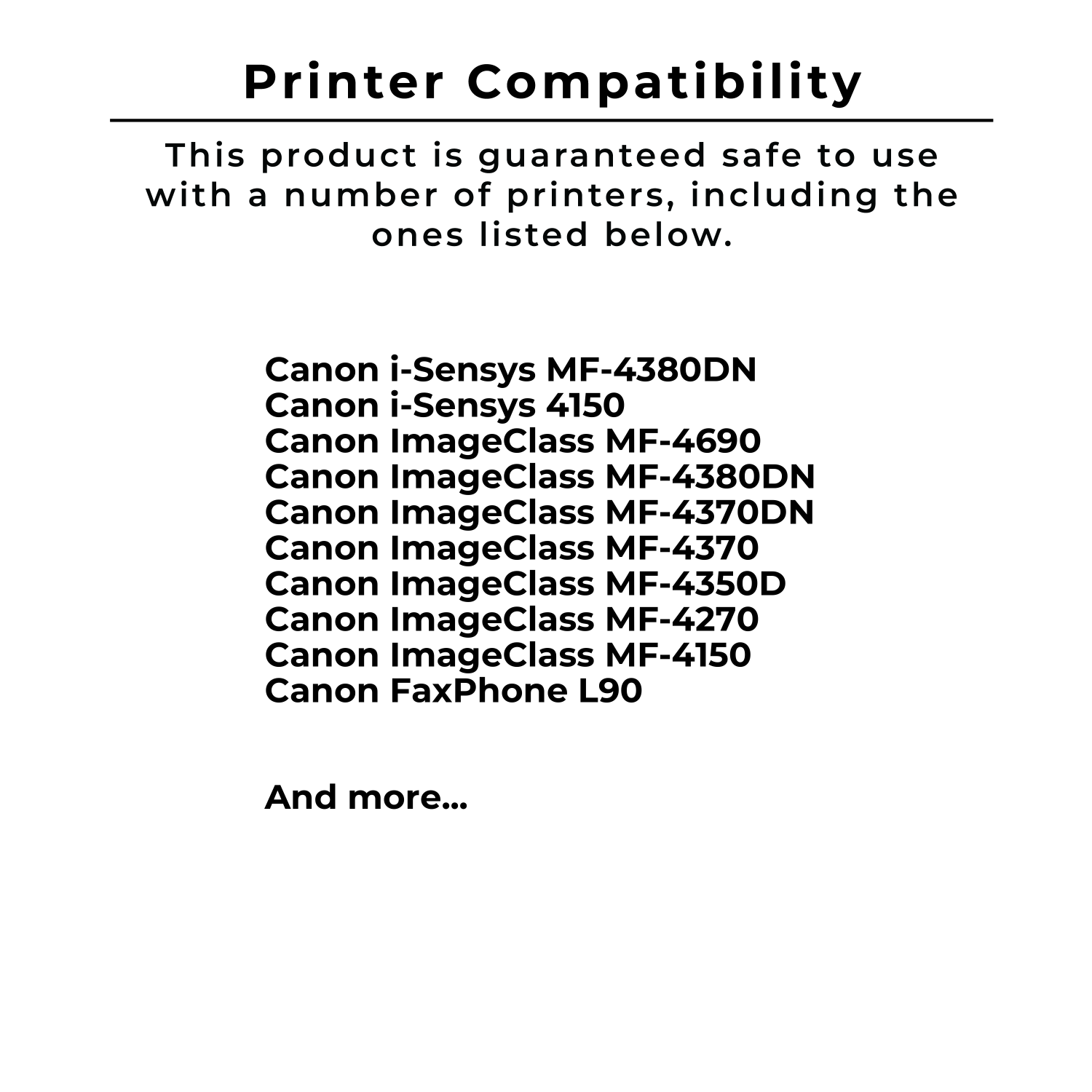 Zoomtoner Compatible CANON 104 Laser Toner Cartridge