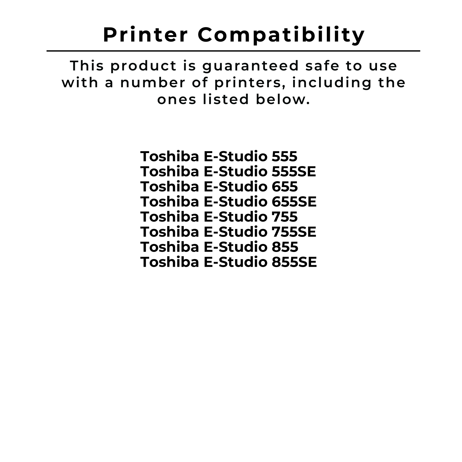 Cartouche d’encre en poudre noire compatible AVEC TOSHIBA T8550 de Zoomtoner