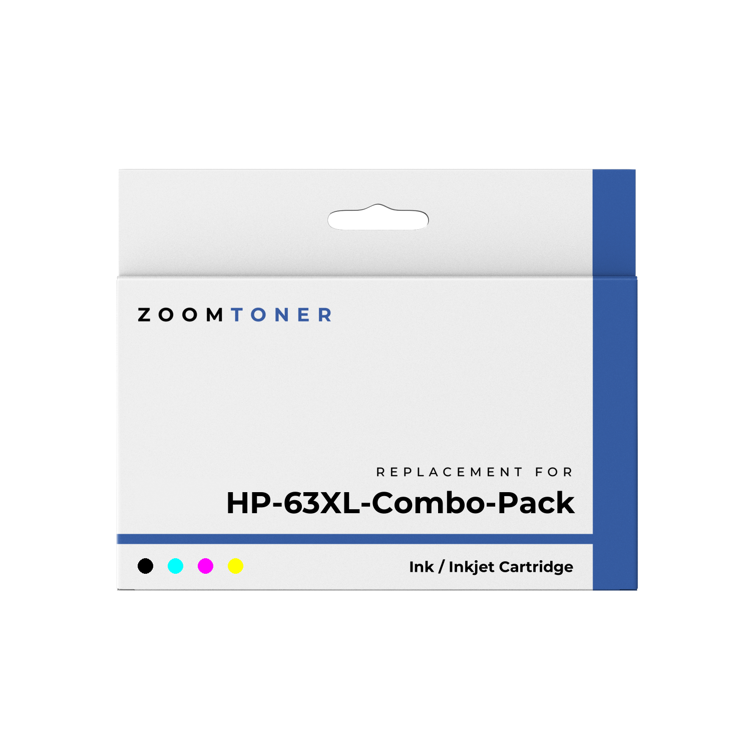 Zoomtoner Compatible HP F6U63AN / F6U64AN (HP 63XL) High Yield Ink / Inkjet Cartridge Combo Pack Black Tri-Color