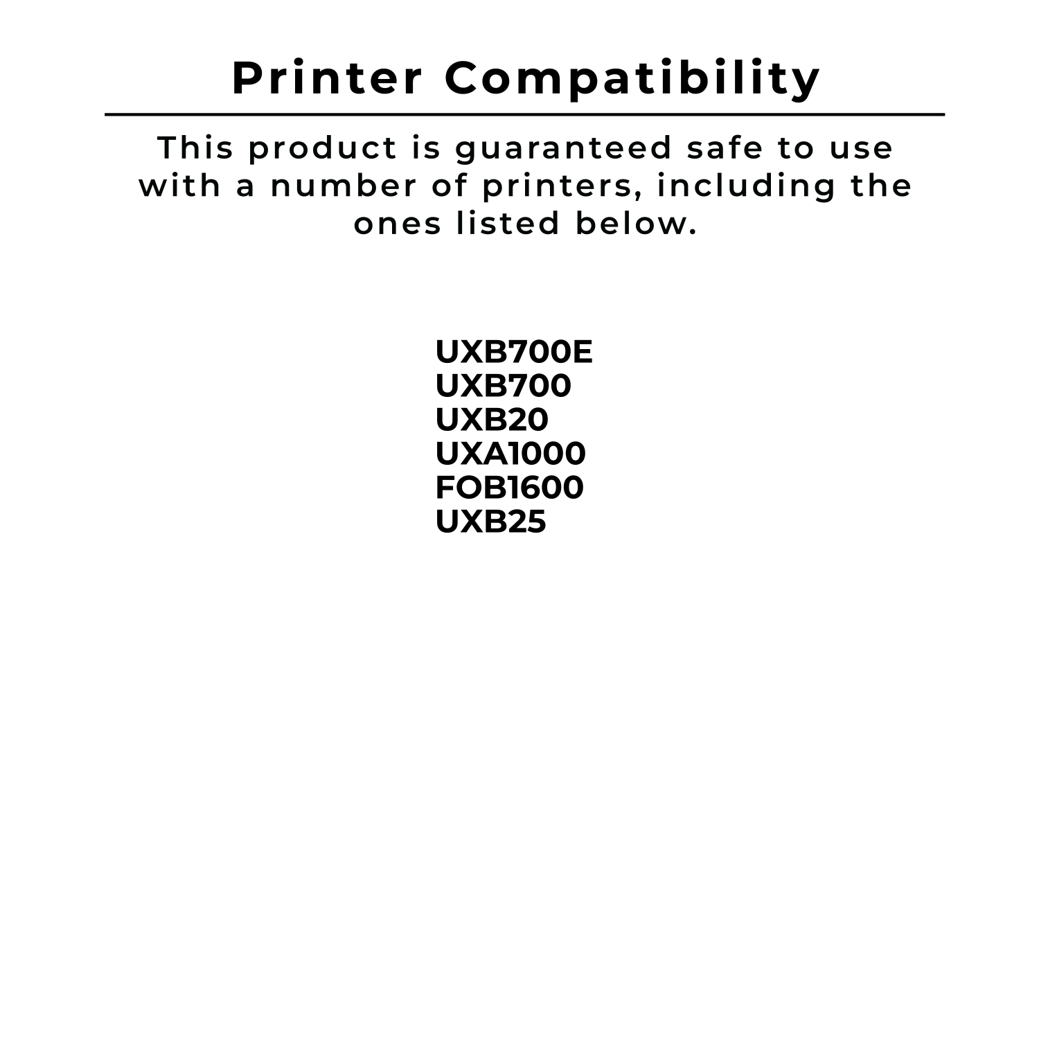 Zoomtoner Compatible SHARP UXC70B Ink / Inkjet Cartridge Black