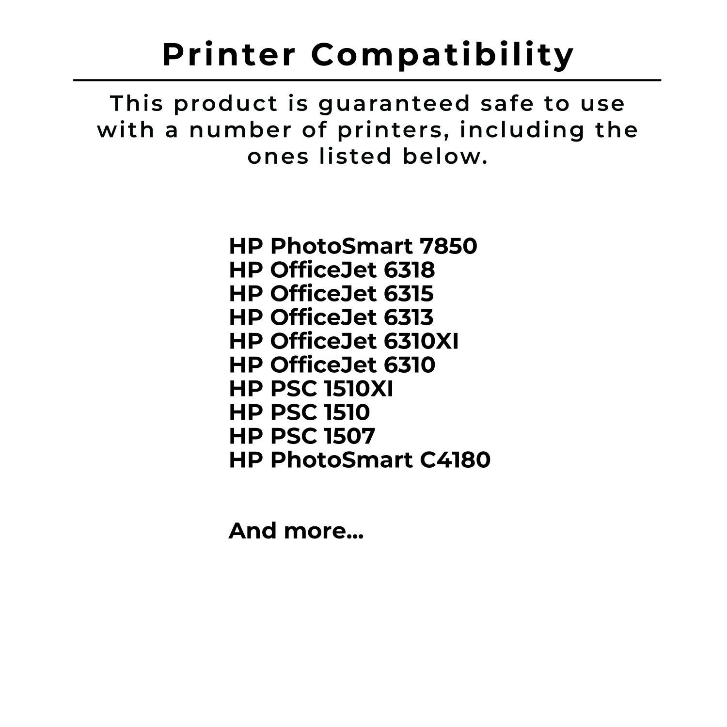 Zoomtoner Compatible HP C9362W Ink / Inkjet Cartridge Black