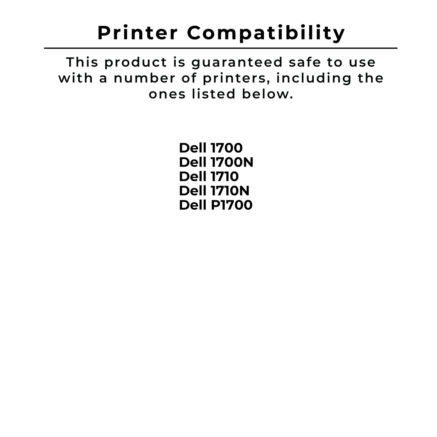 Zoomtoner Compatible DELL 310-5402 / 1700 Laser Toner Cartridge