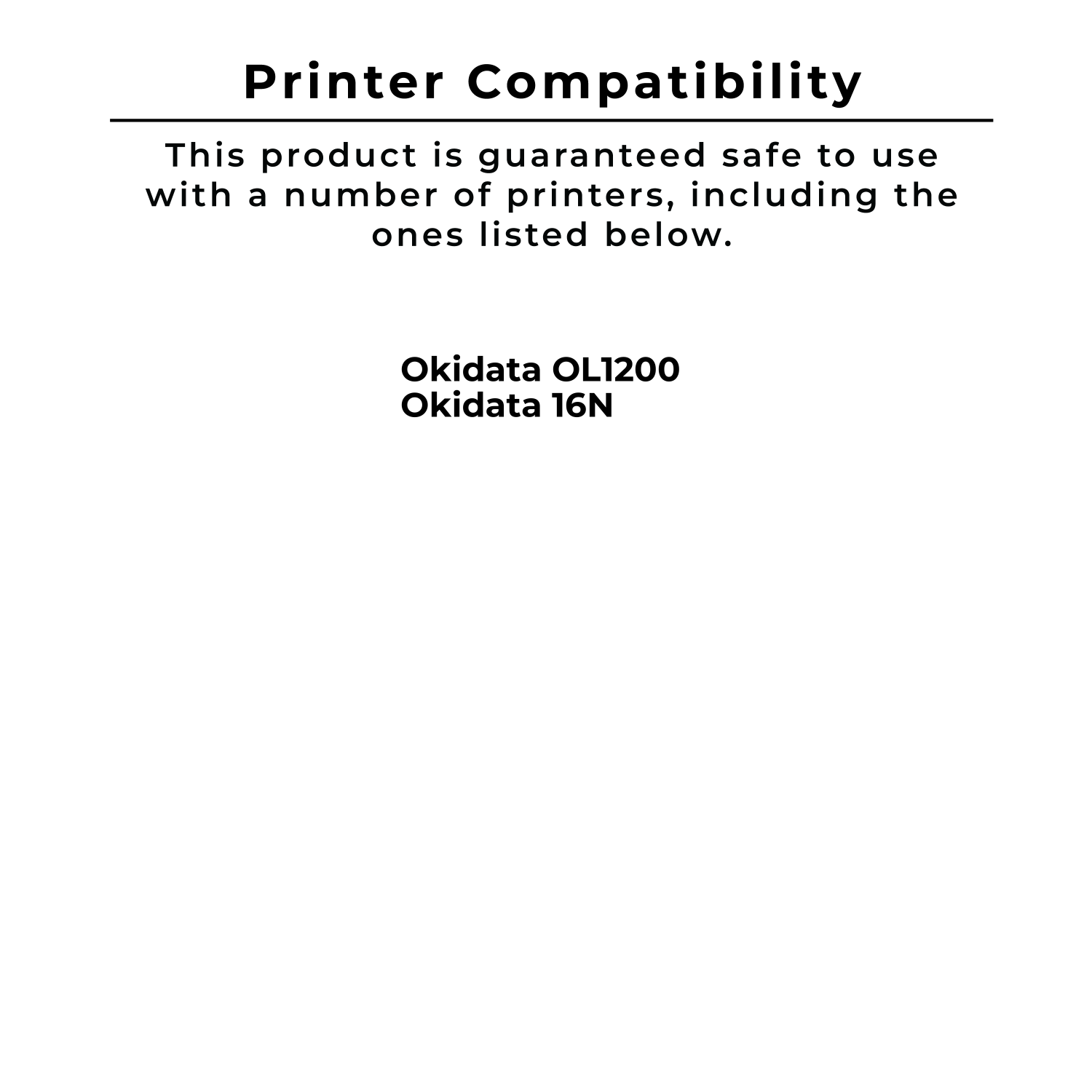 Zoomtoner Compatible OKIDATA 52109201 Laser Toner Cartridge