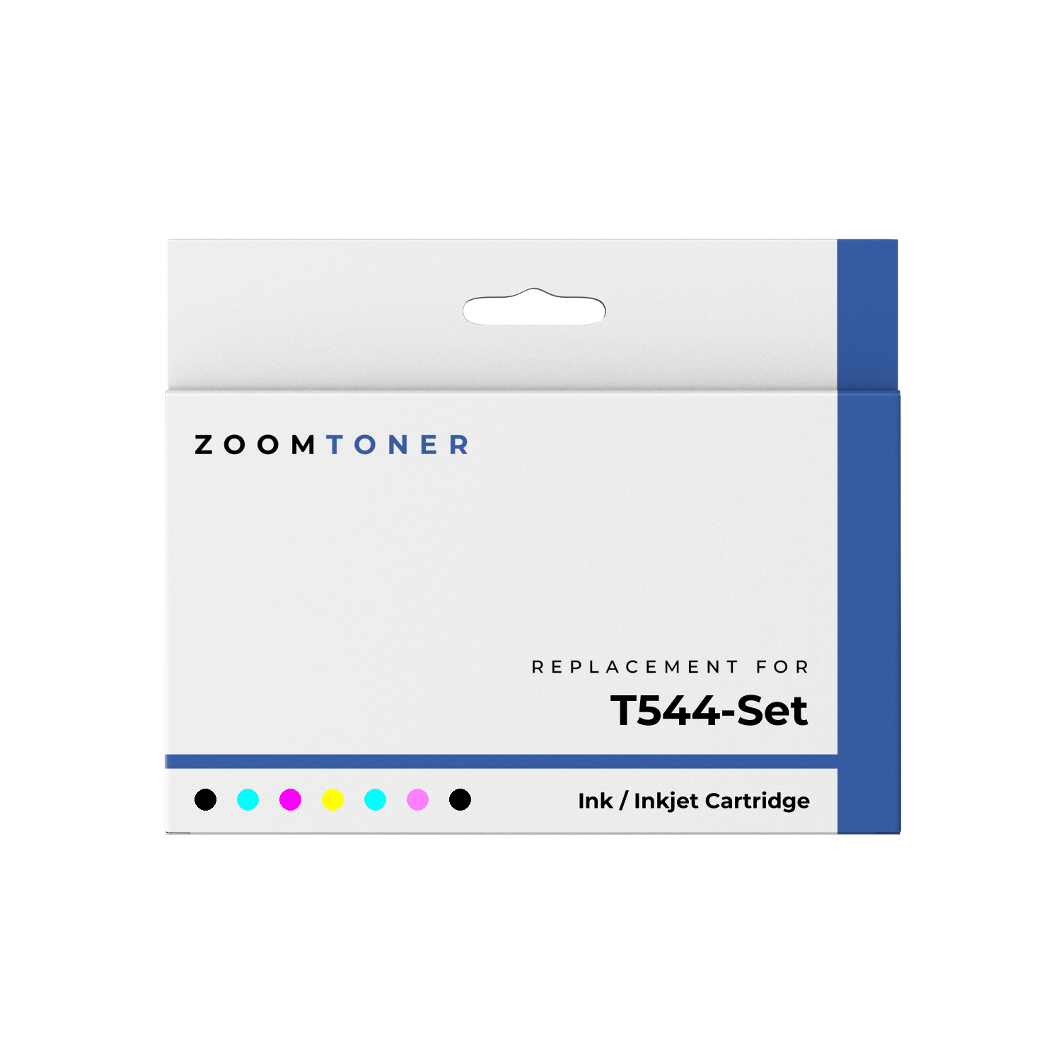 Zoomtoner Compatible EPSON T544 Pigment Ink / Inkjet Cartridge Set Black Cyan Yellow Magenta Light Cyan Light Magenta Light Bl