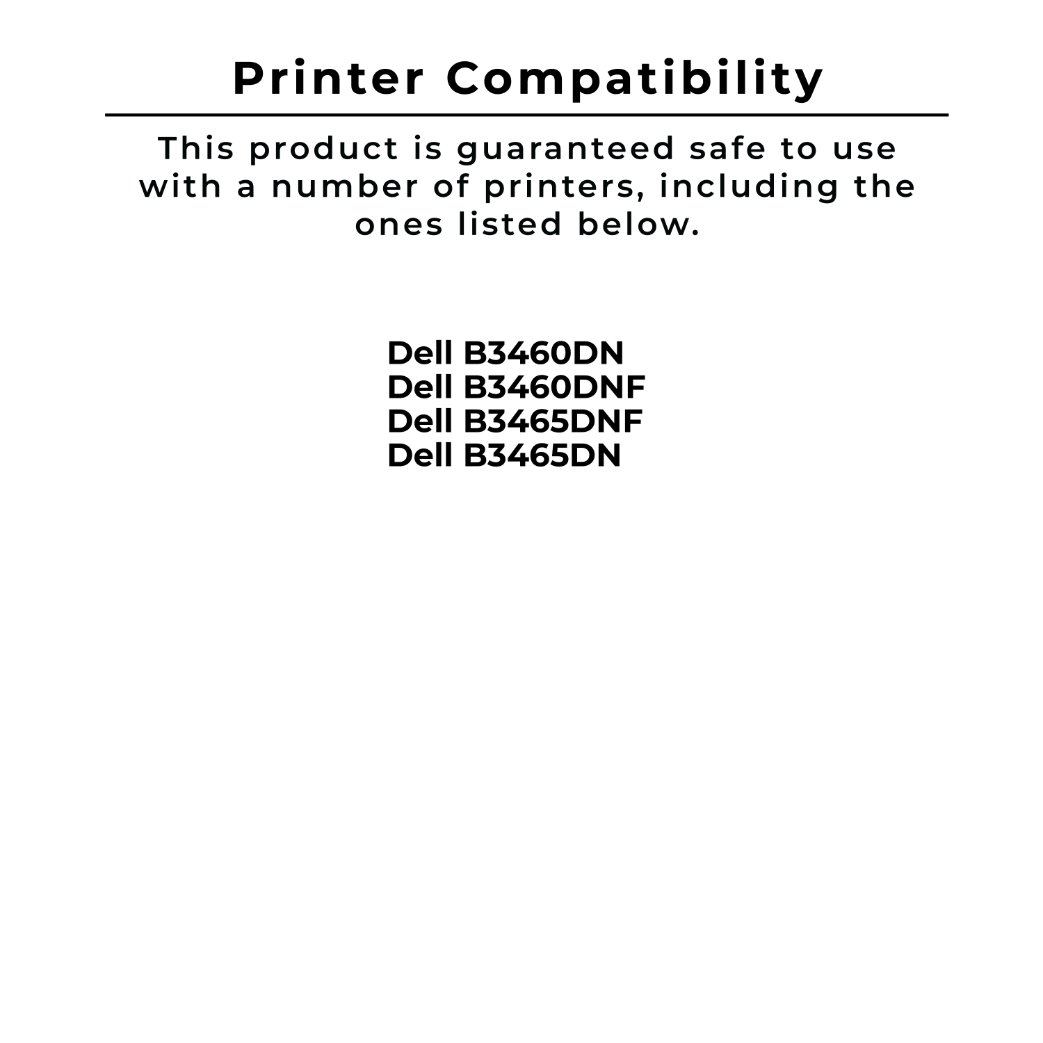 Zoomtoner compatible avec la cartouche de toner laser DELL 331-9807, noir, rendement très élevé