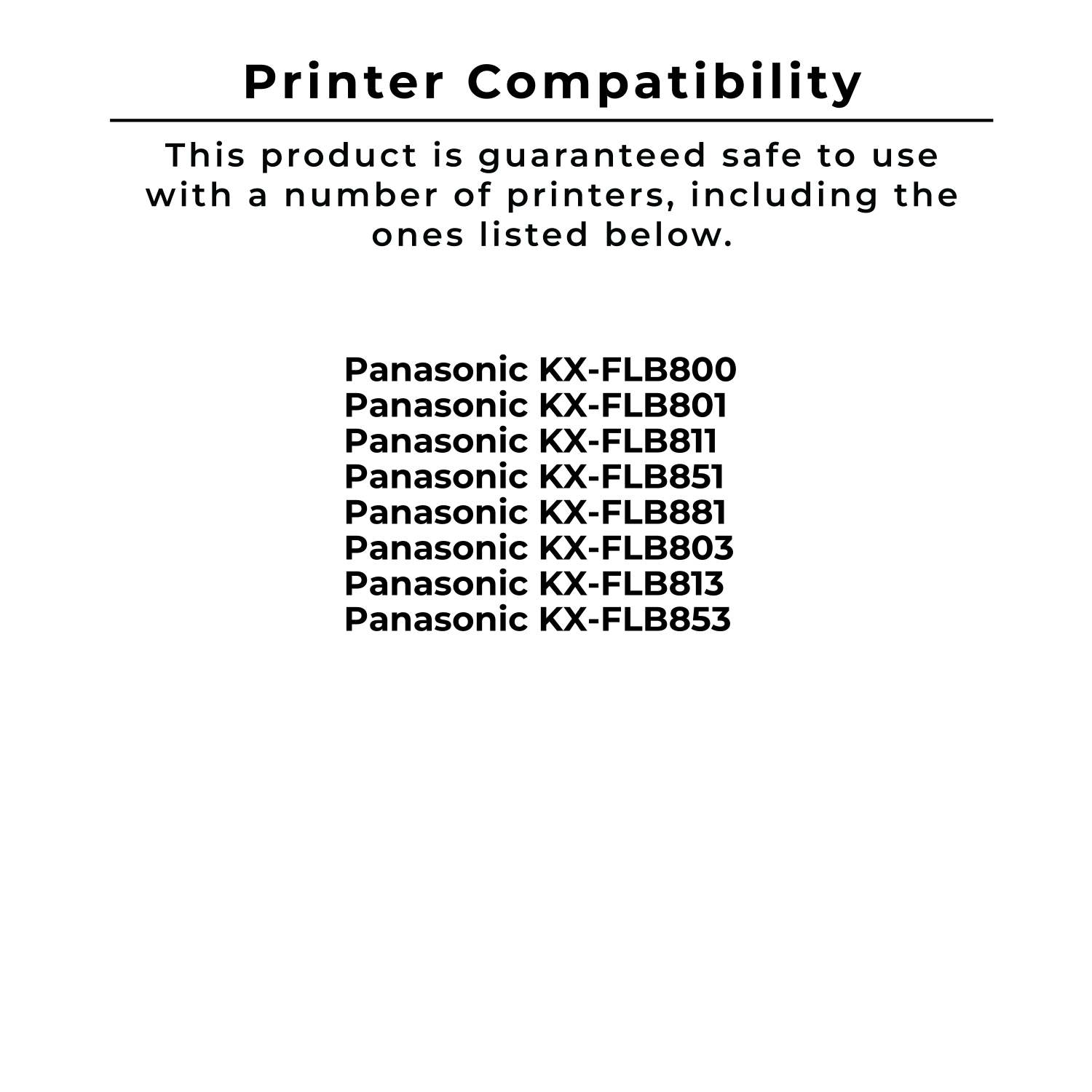Zoomtoner Compatible PANASONIC KX-FA85 High Yield Laser Toner Cartridge