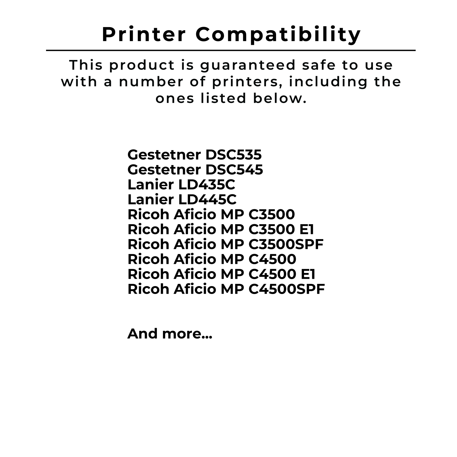 Zoomtoner Compatible RICOH 841342 Laser Toner Cartridge Black