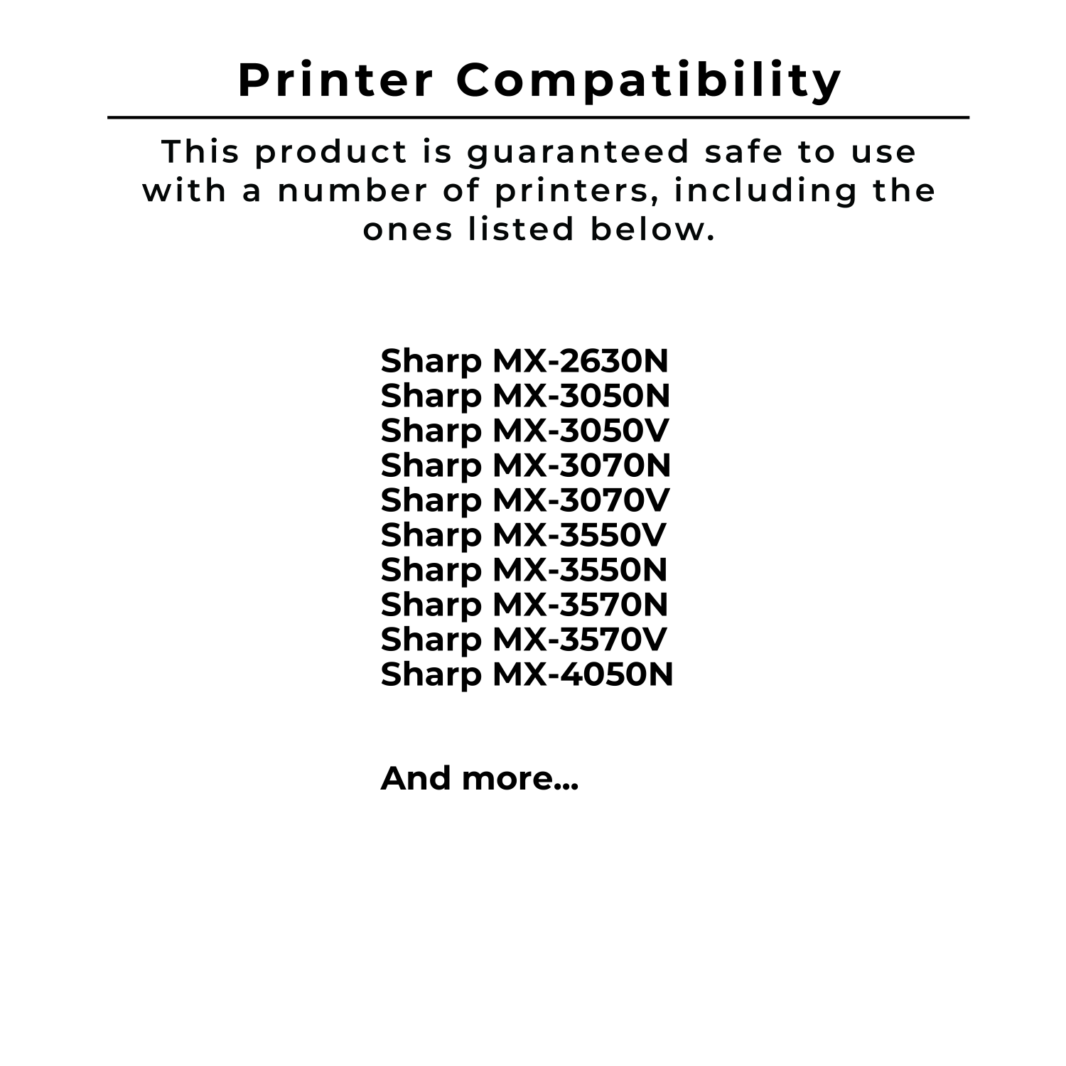 Zoomtoner Compatible SHARP MX-607HB Waste Toner Container