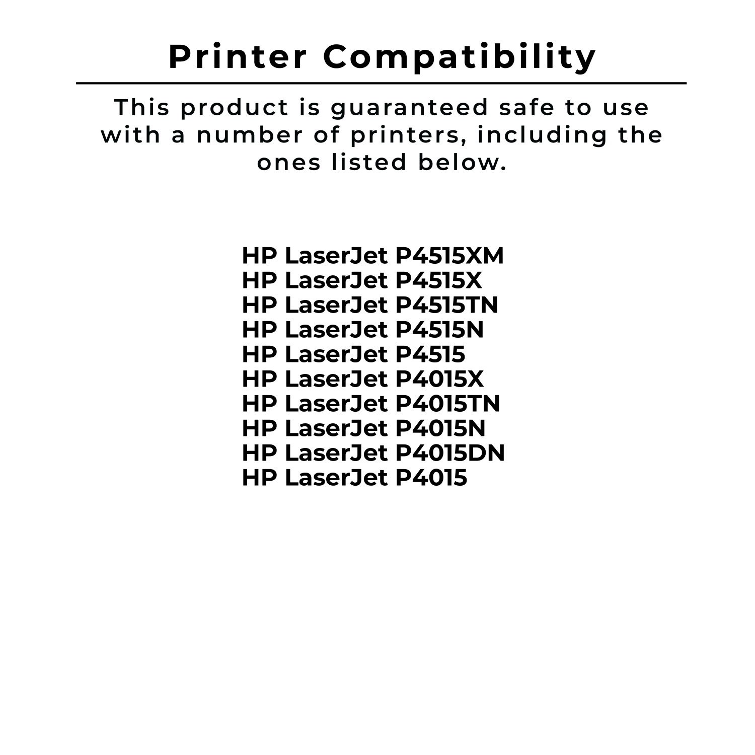 Cartouche d’encre en poudre à haut rendement CC364X HP64X de HP compatible avec les imprimantes de Zoomtoner