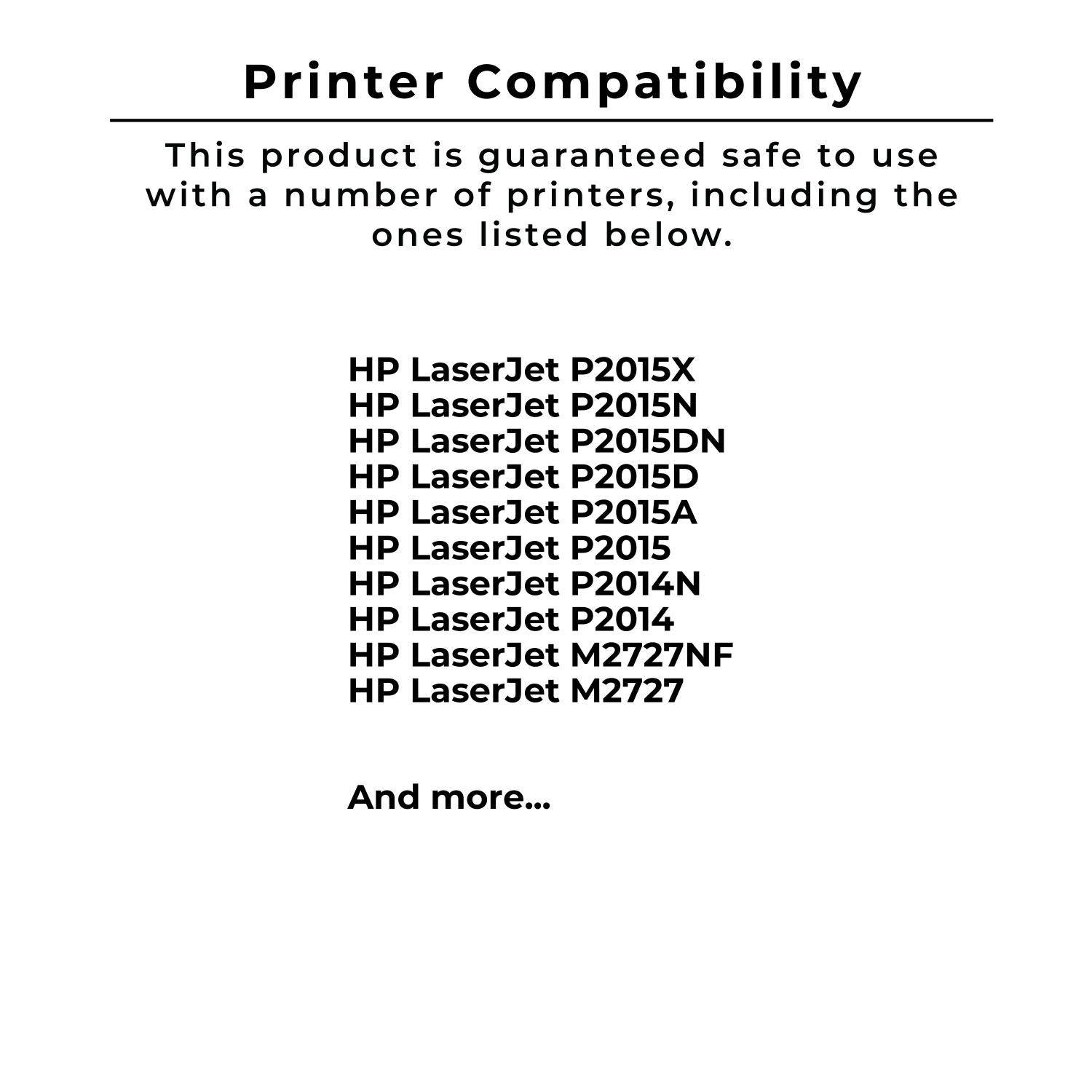 Zoomtoner Compatible HP Q7553X HP53X Laser Toner Cartridge High Yield
