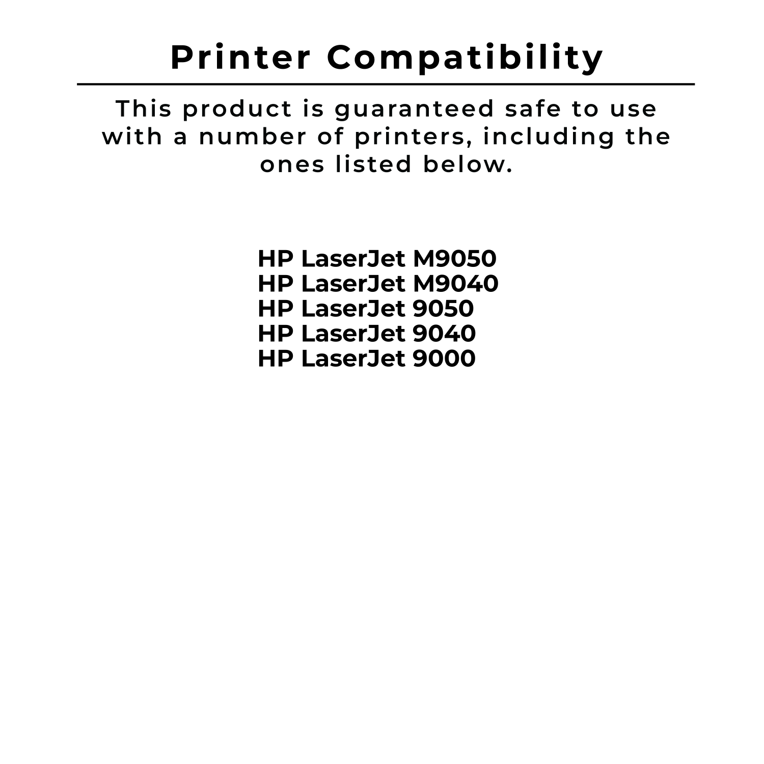 Trousse d’entretien de cartouche d’encre en poudre laser C9152A de HP compatible avec Zoomtoner