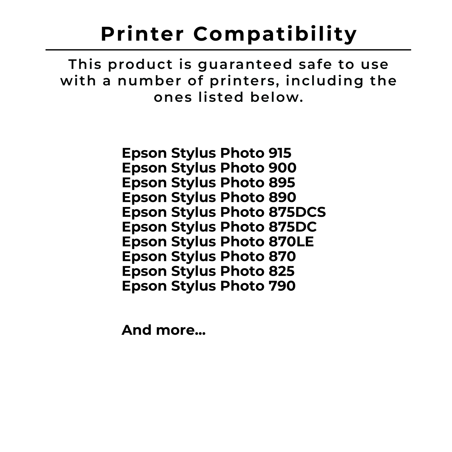 Zoomtoner Compatible EPSON T007201 Ink / Inkjet Cartridge Black