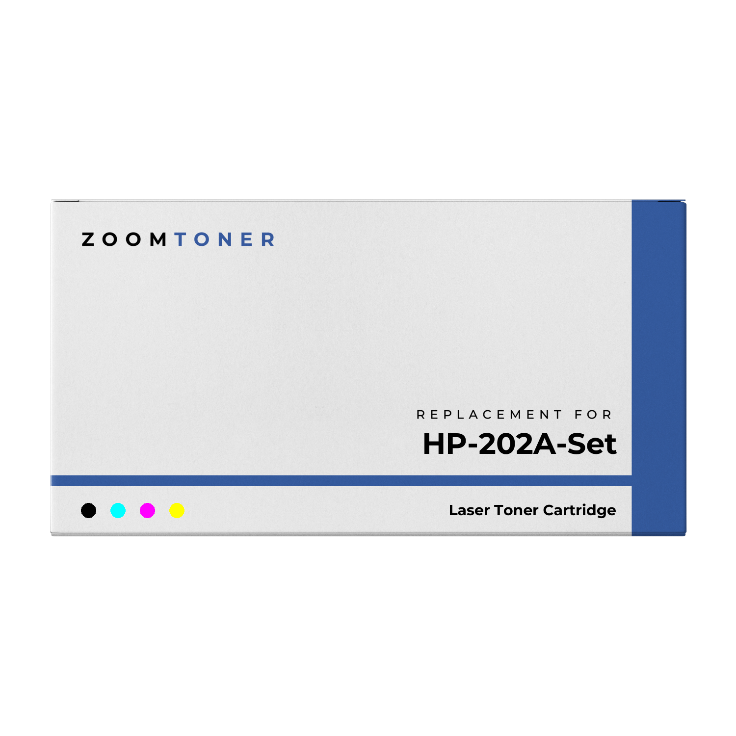 Zoomtoner Compatible HP 202A Laser Toner Cartridge Set Black Cyan Magenta Yellow