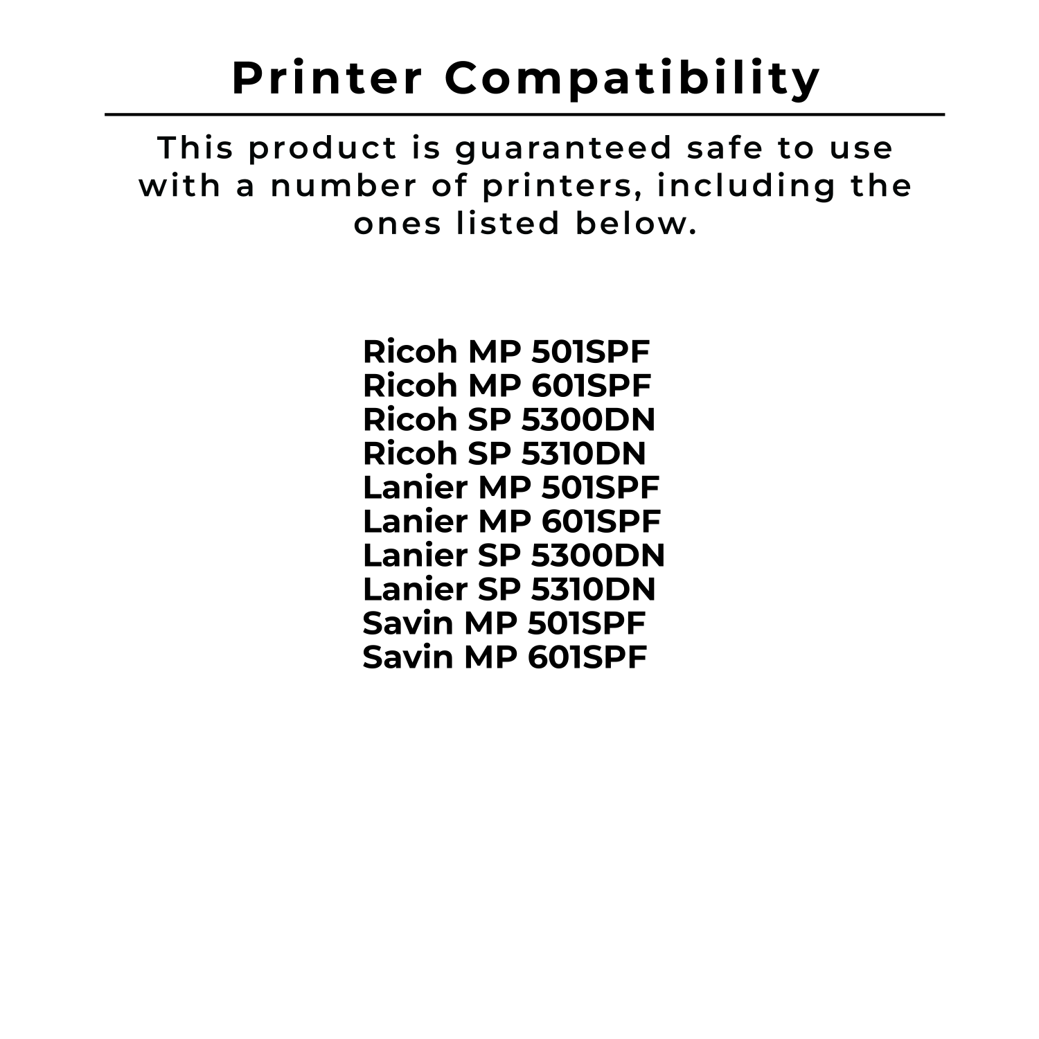 Zoomtoner Compatible RICOH 407823 Laser Toner Cartridge Black