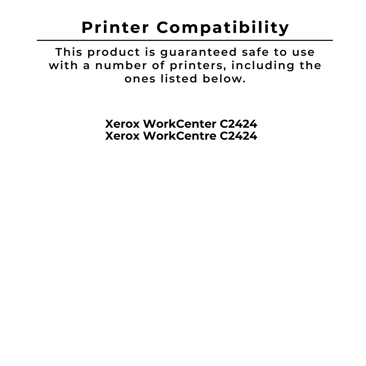 Zoomtoner compatible Xerox 108R00663 encre solide noir