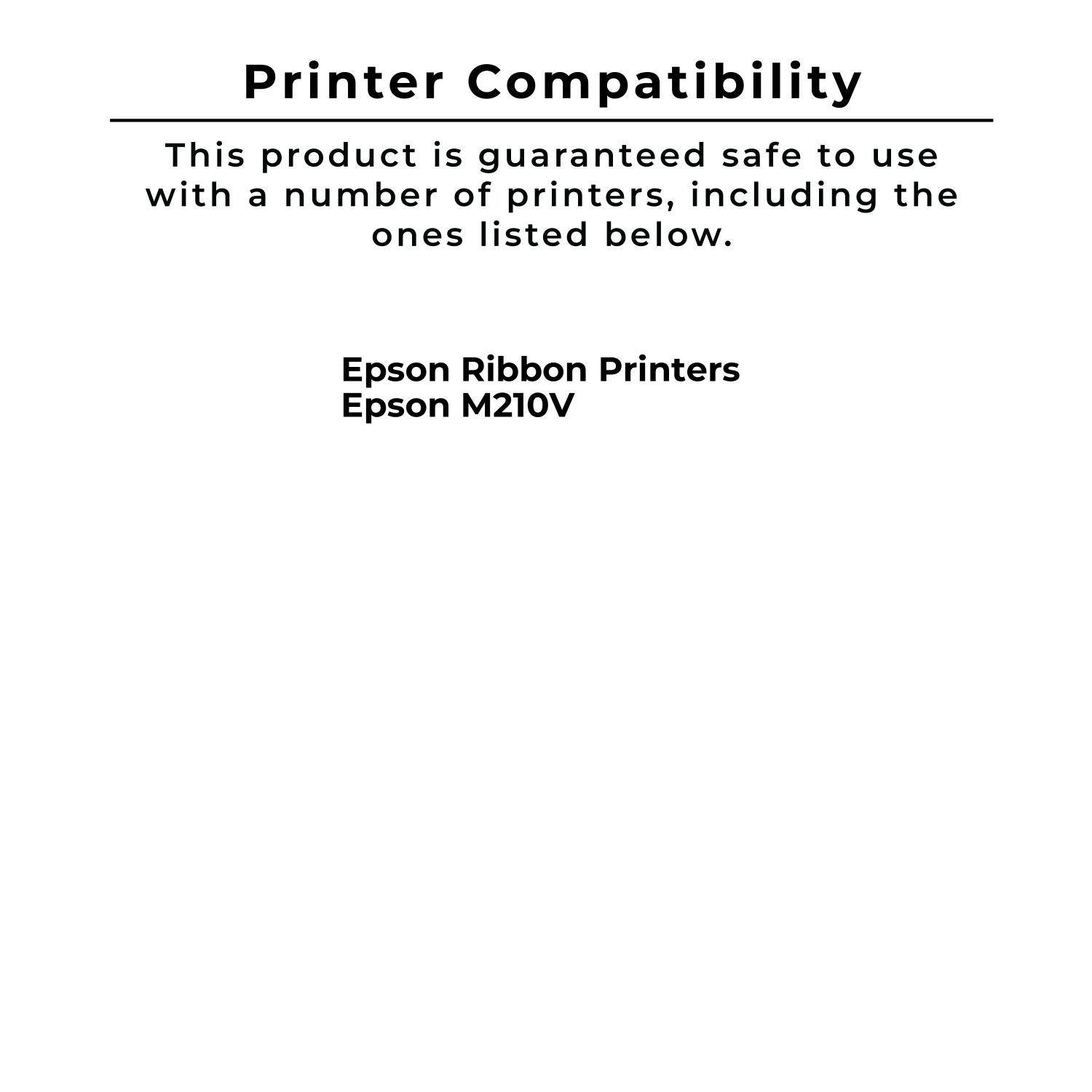 Zoomtoner Compatible EPSON ERC-03BK Ribbons 6-PACK Black