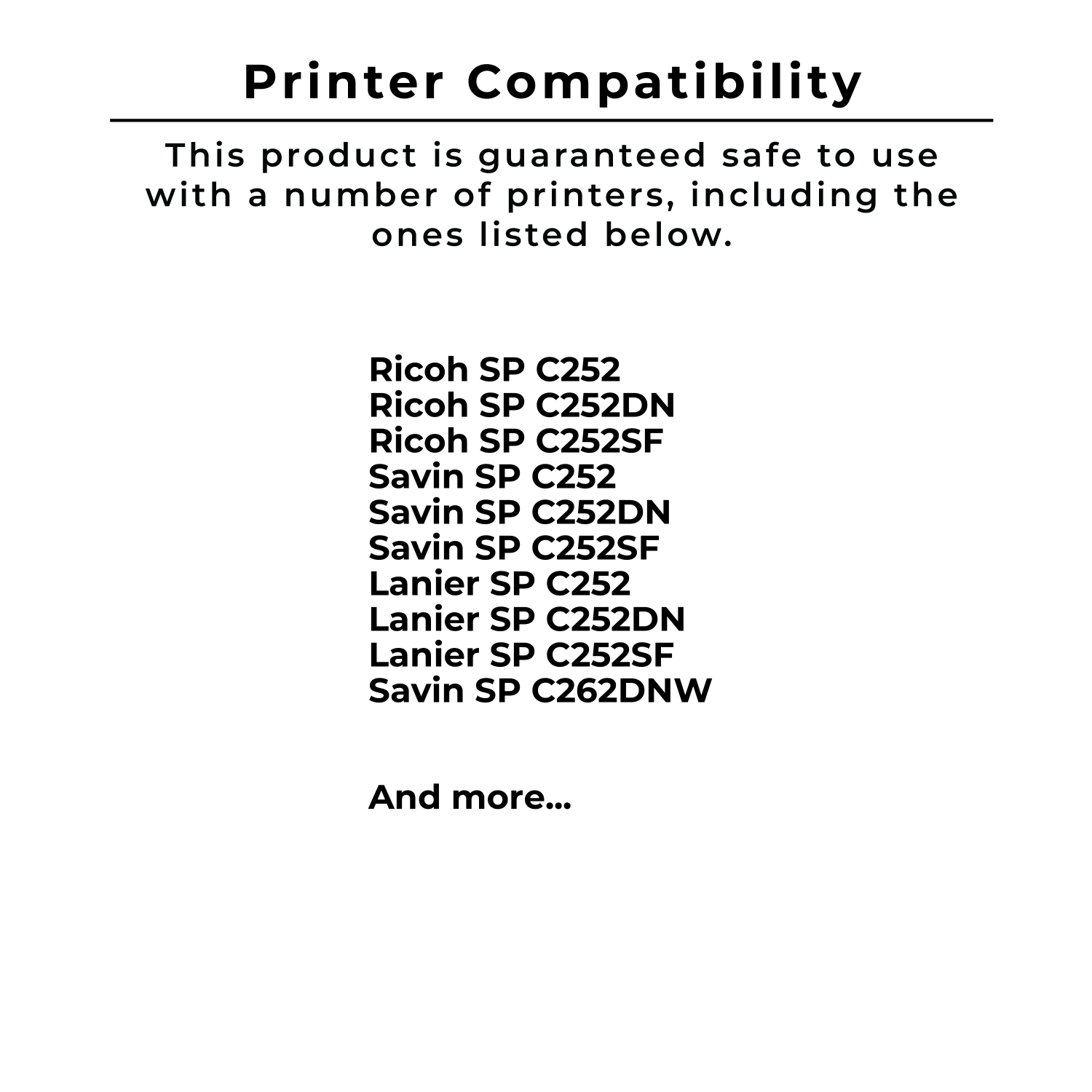 Zoomtoner Compatible RICOH 407653 Laser Toner Cartridge Black