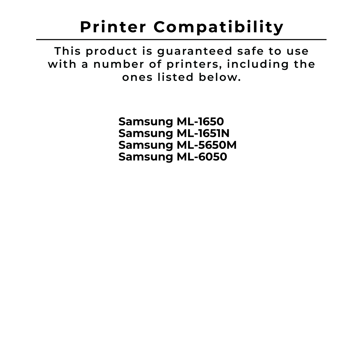 Zoomtoner Compatible SAMSUNG ML-1650D8 Laser Toner Cartridge