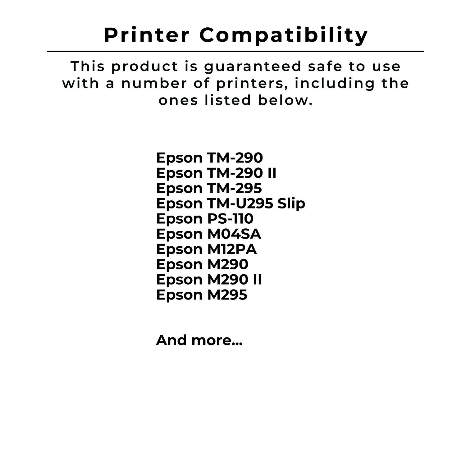 Zoomtoner Compatible EPSON ERC-27BK Ribbons 6-PACK Black