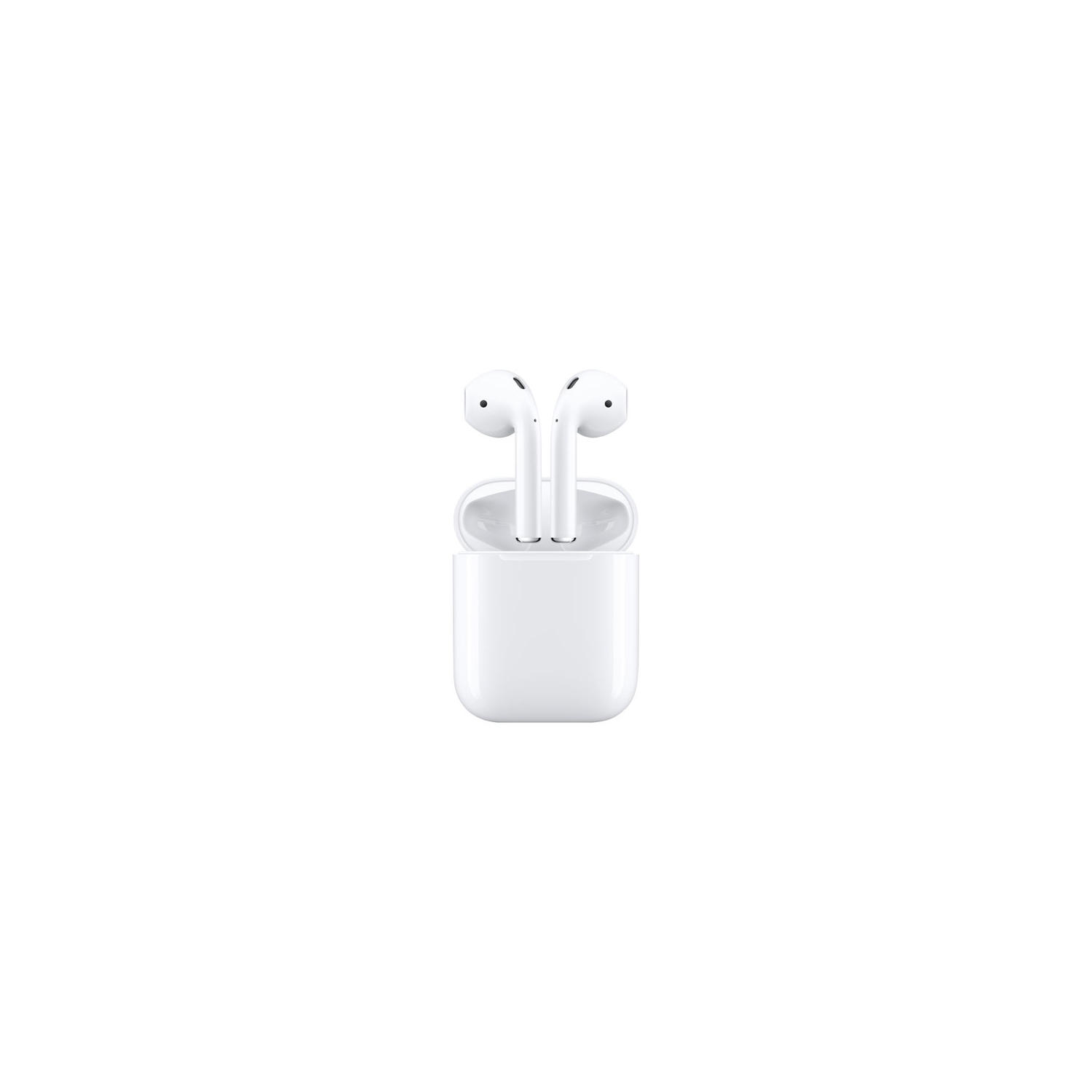 Refurbished (Good) - Apple AirPods In-Ear Truly Wireless Headphones (2019) - White