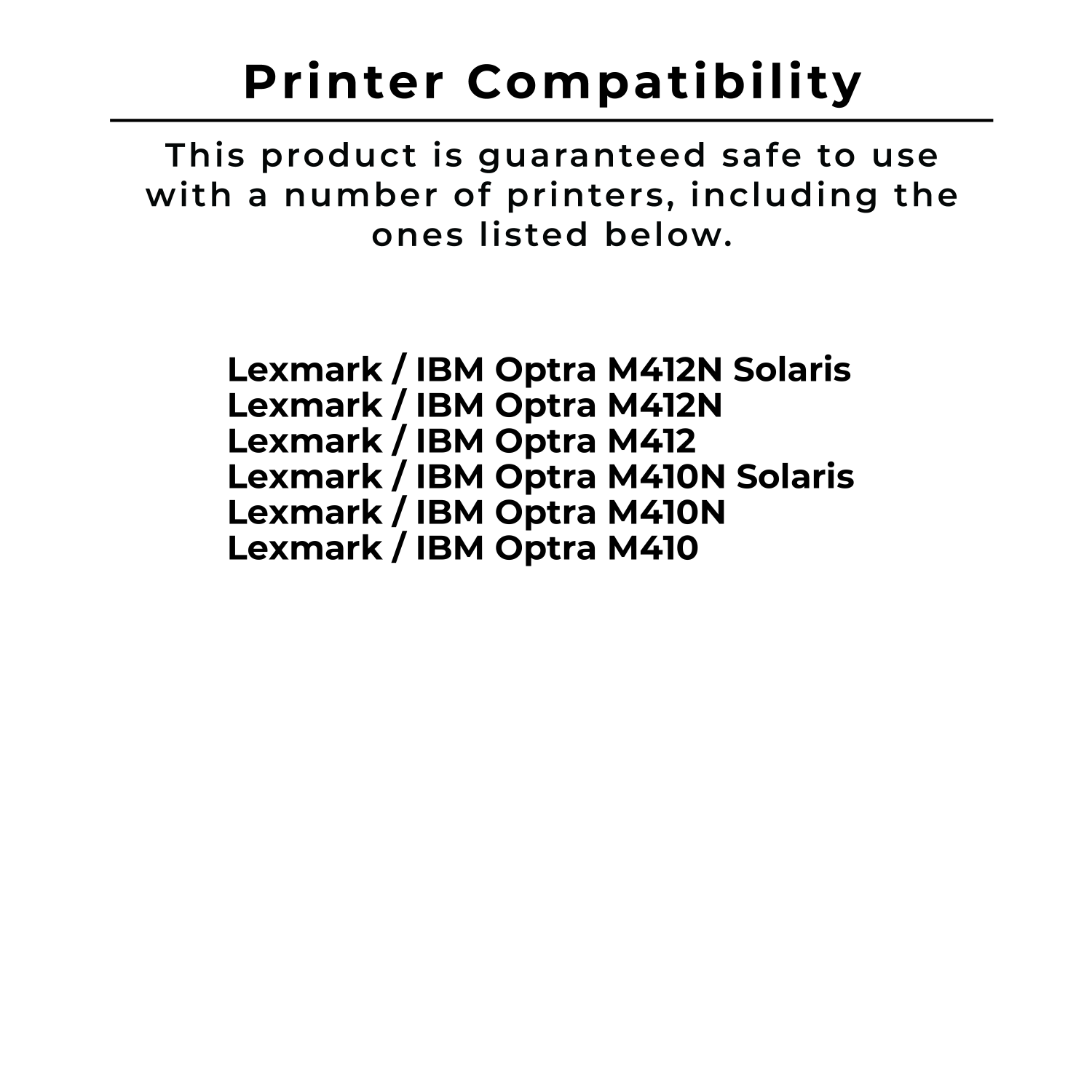 Zoomtoner Compatible MICR LEXMARK / IBM 17G0154 Laser Toner Cartridge