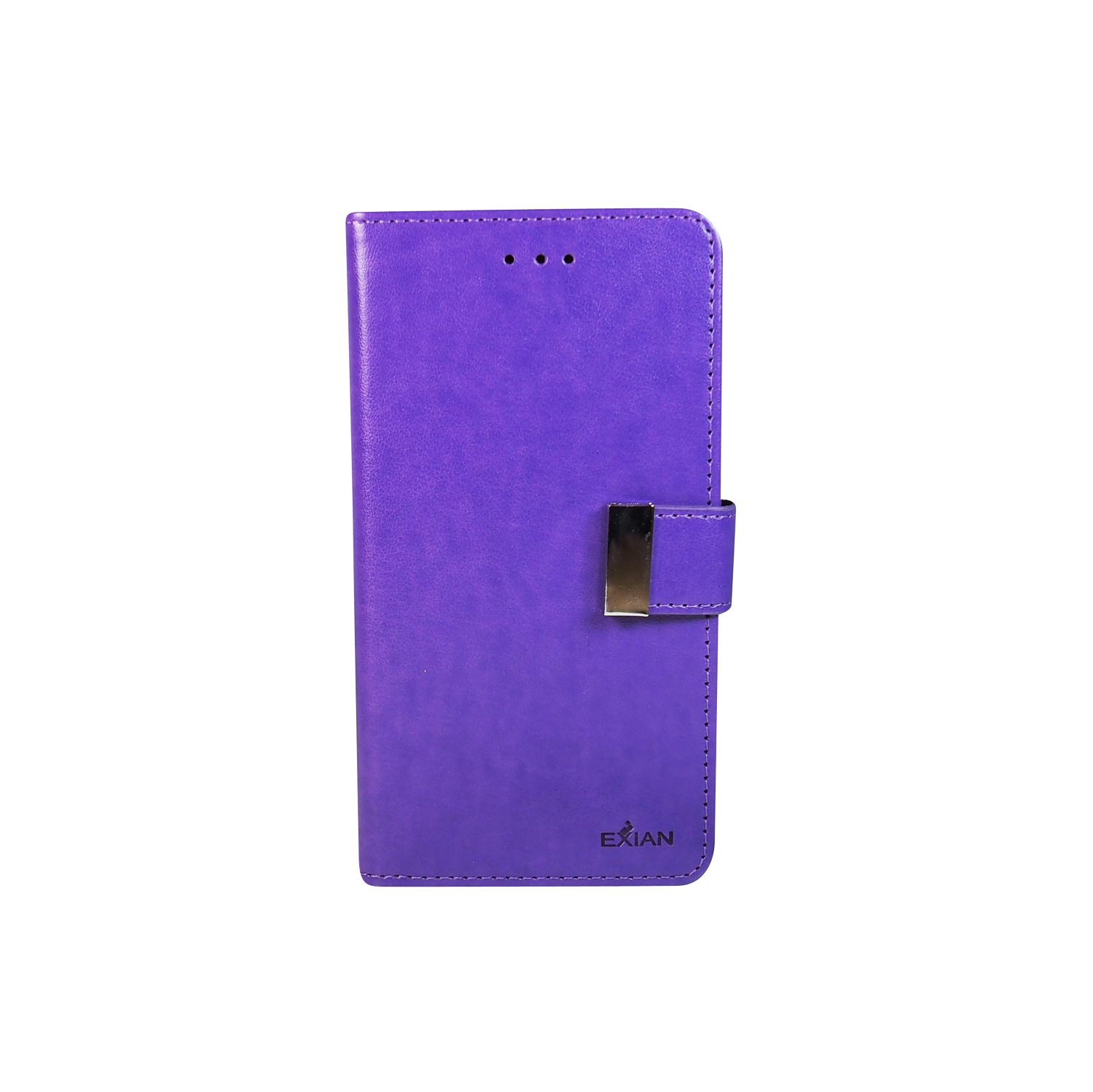 Exian iPhone 11 PU Leather Wallet fits up to 10 cards slots Purple