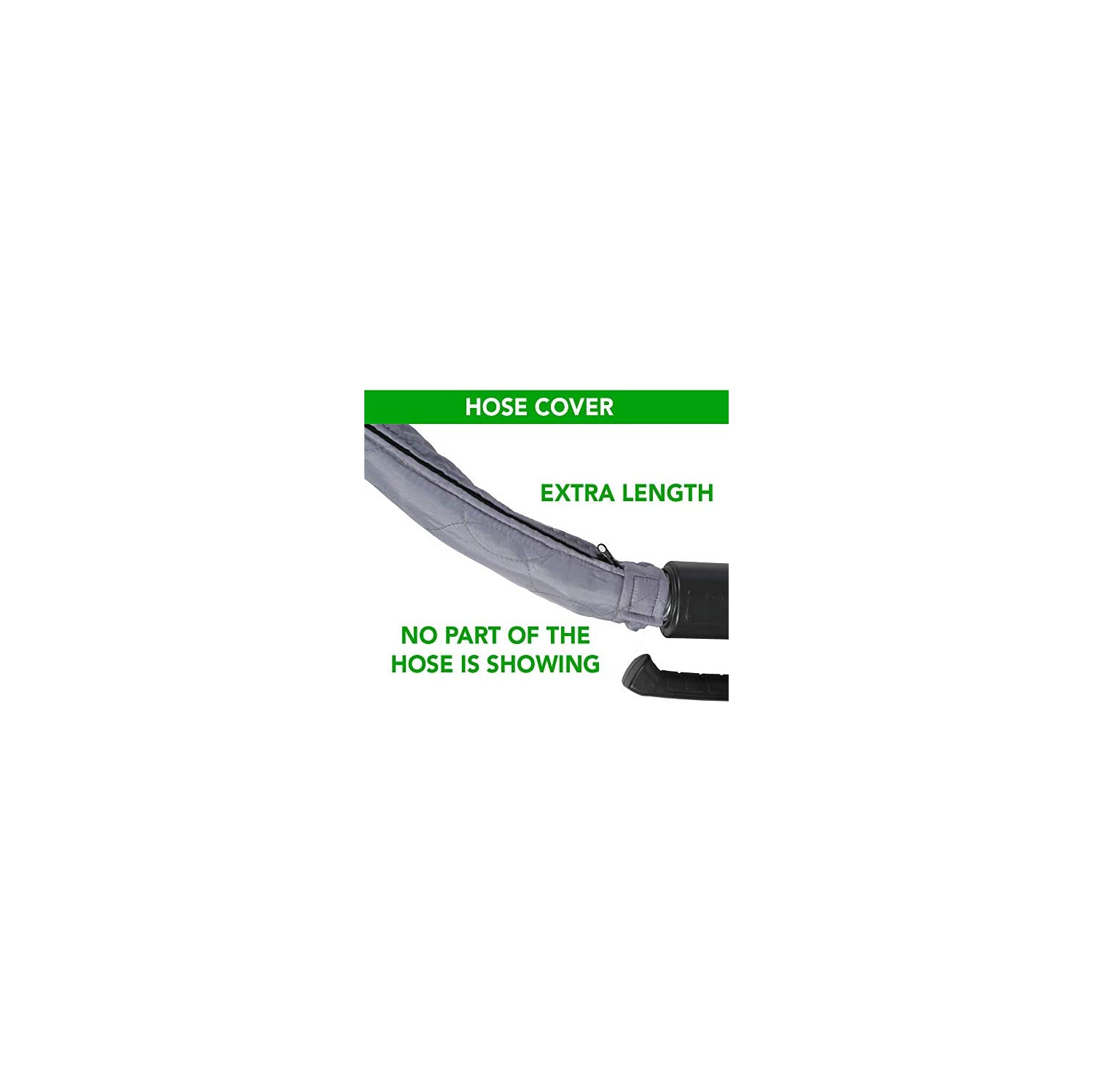 Central Vacuum Hose Cover - 35-37 ft - Paded Machine Washable Universal Cover