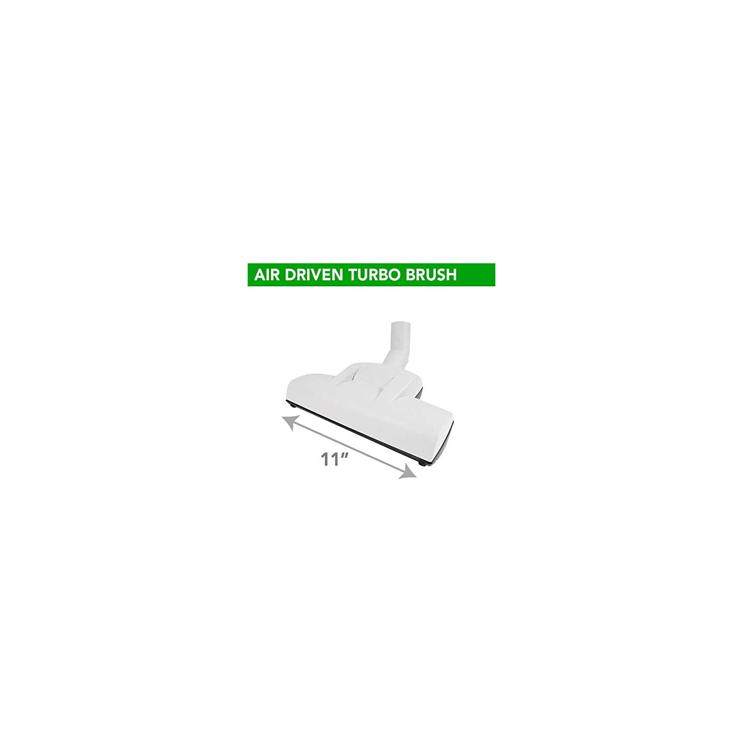 Brosse turbo universelle à air pour aspirateur central OVO, fini gris