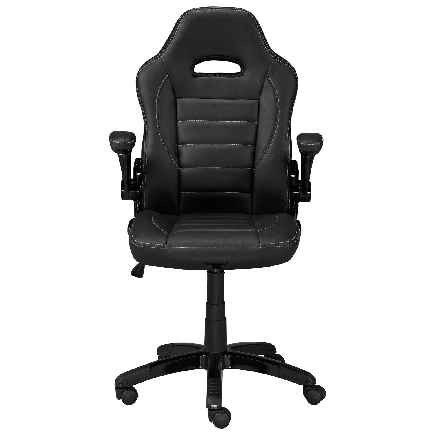 brassex phoenix ergonomic faux leather pedestal gaming chair