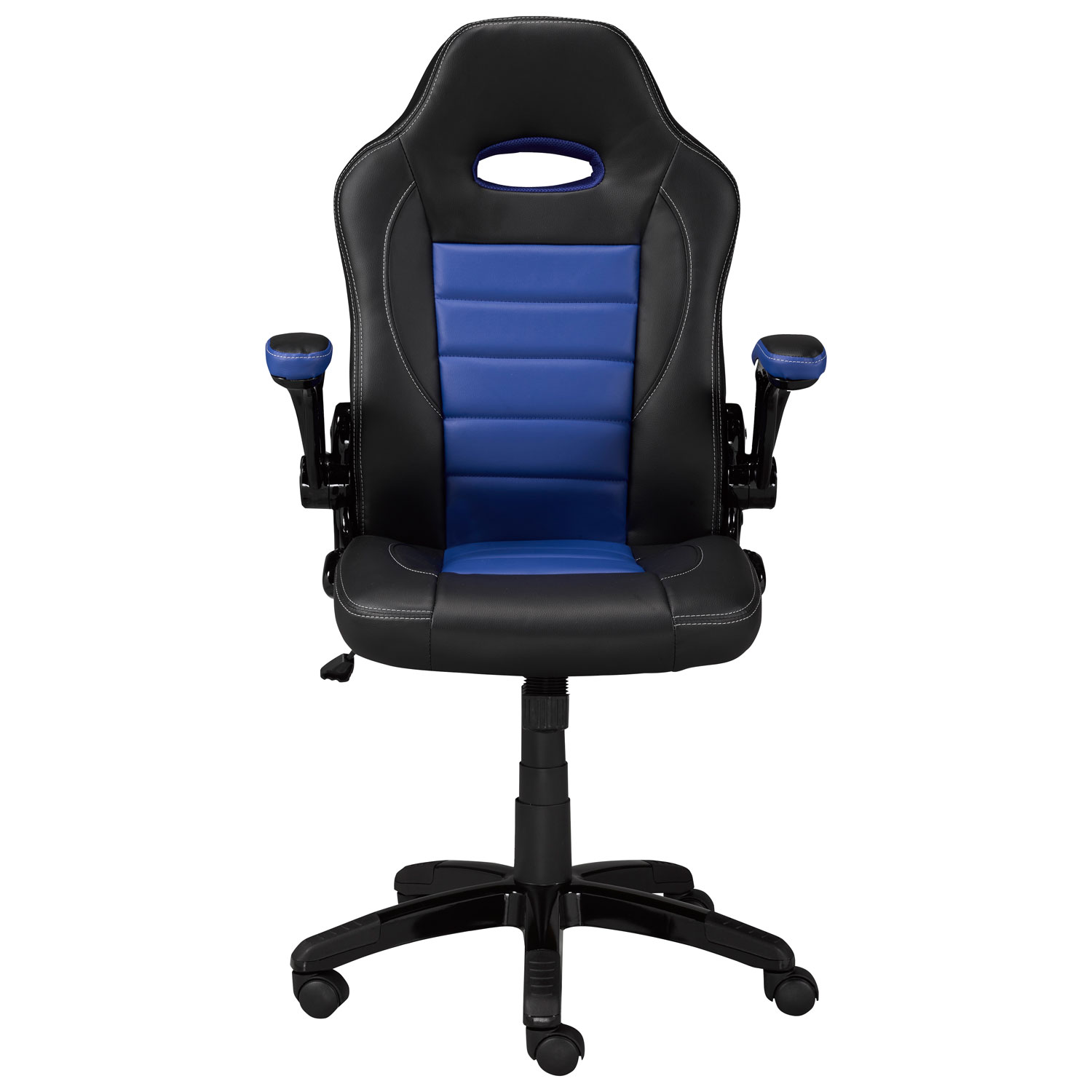 brassex fresno fabric gaming chair with tilt and recline