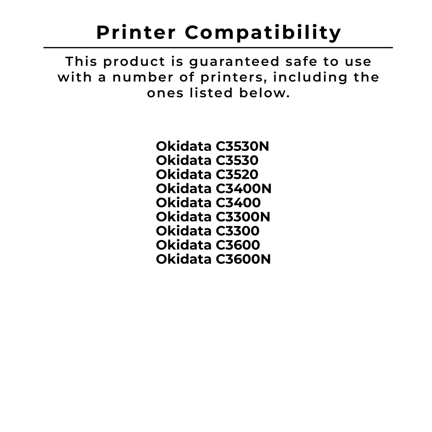 ~Brand – Cartouche de toner laser OKIDATA 43459404 originale, noir