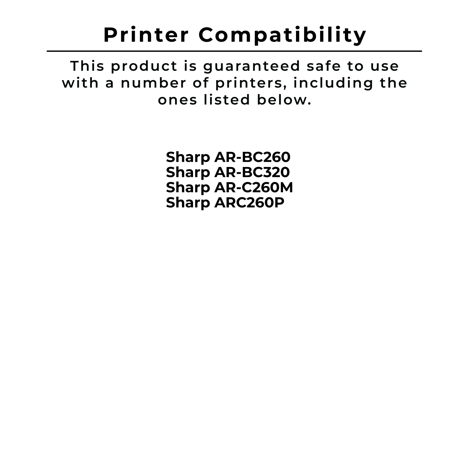 ~toute nouvelle cartouche de toner laser SHARP AR-C26TBU originale