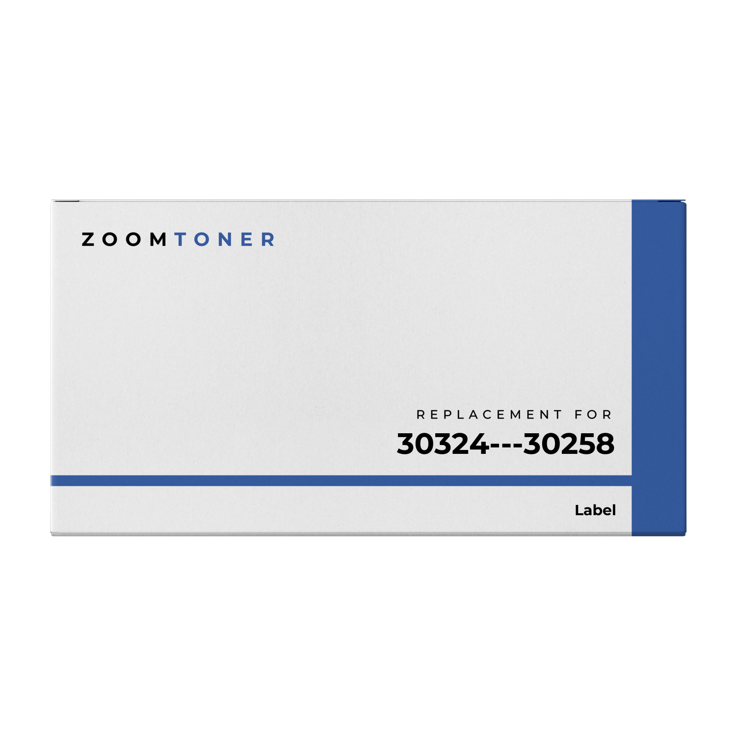 Zoomtoner Compatible DYMO 30324 / 30258 Media Label Rolls - 2-1/8" x 2-3/4" 400 Labels Per Roll
