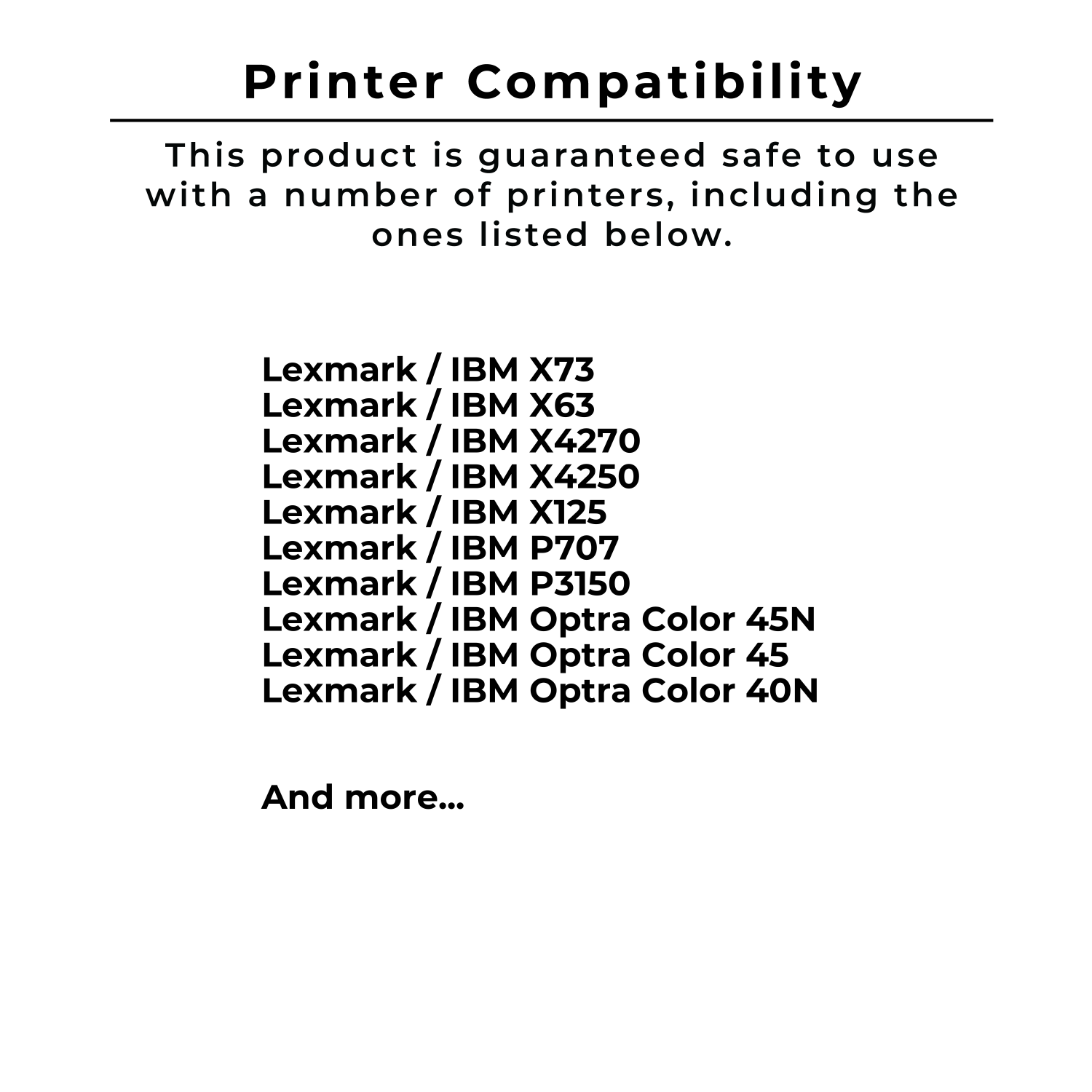 ~toutes les nouvelles cartouches d'encre LEXMARK/IBM 17G0050 #50 d'origine/jet d'encre noir