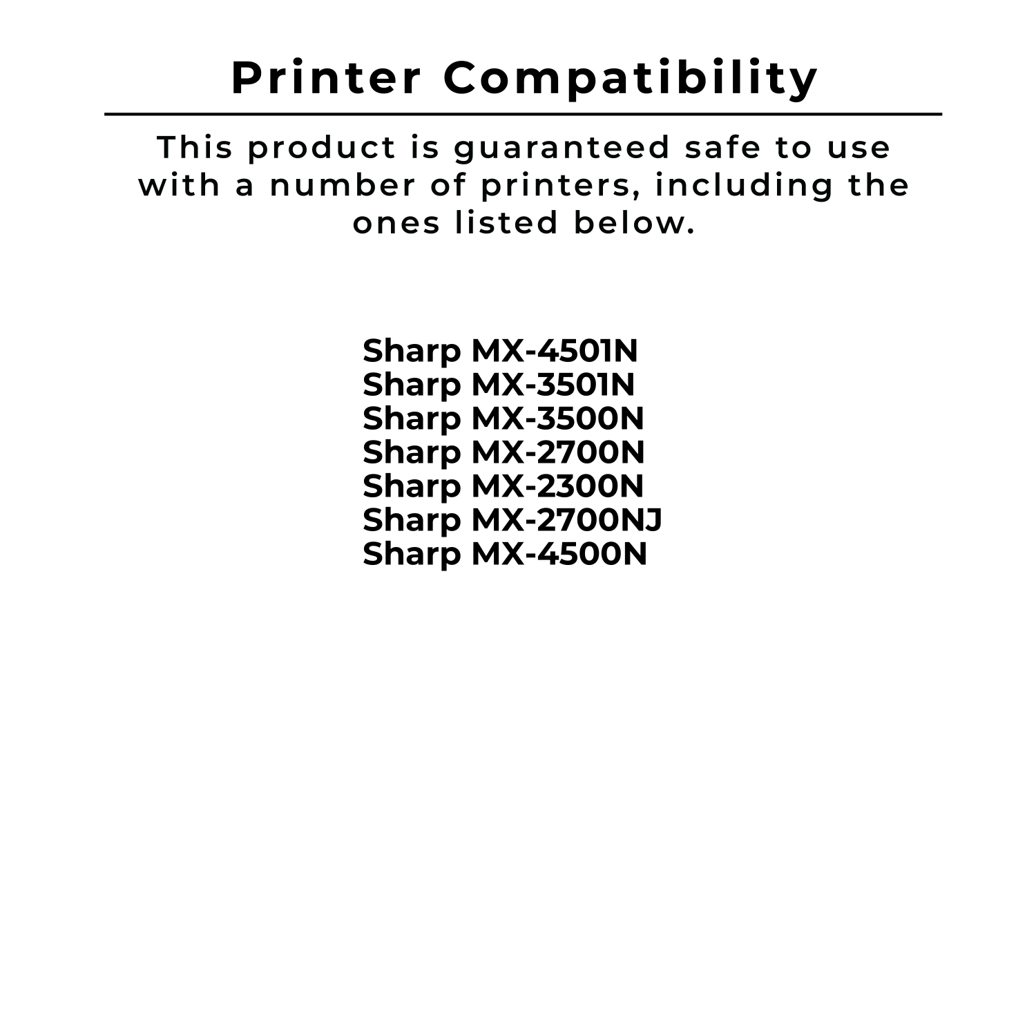 Zoomtoner Compatible SHARP MX270HB Waste Toner Cartridge