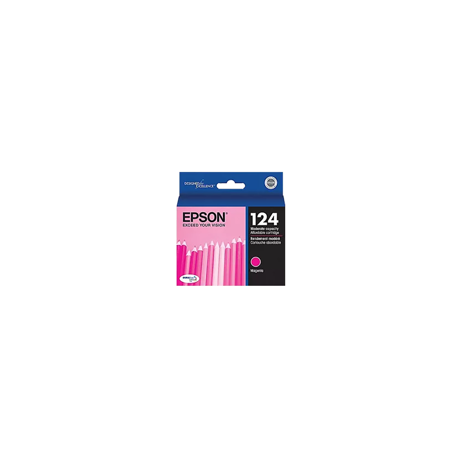 ~Brand New Original EPSON T124320 T124 Ink / Inkjet Cartridge Magenta