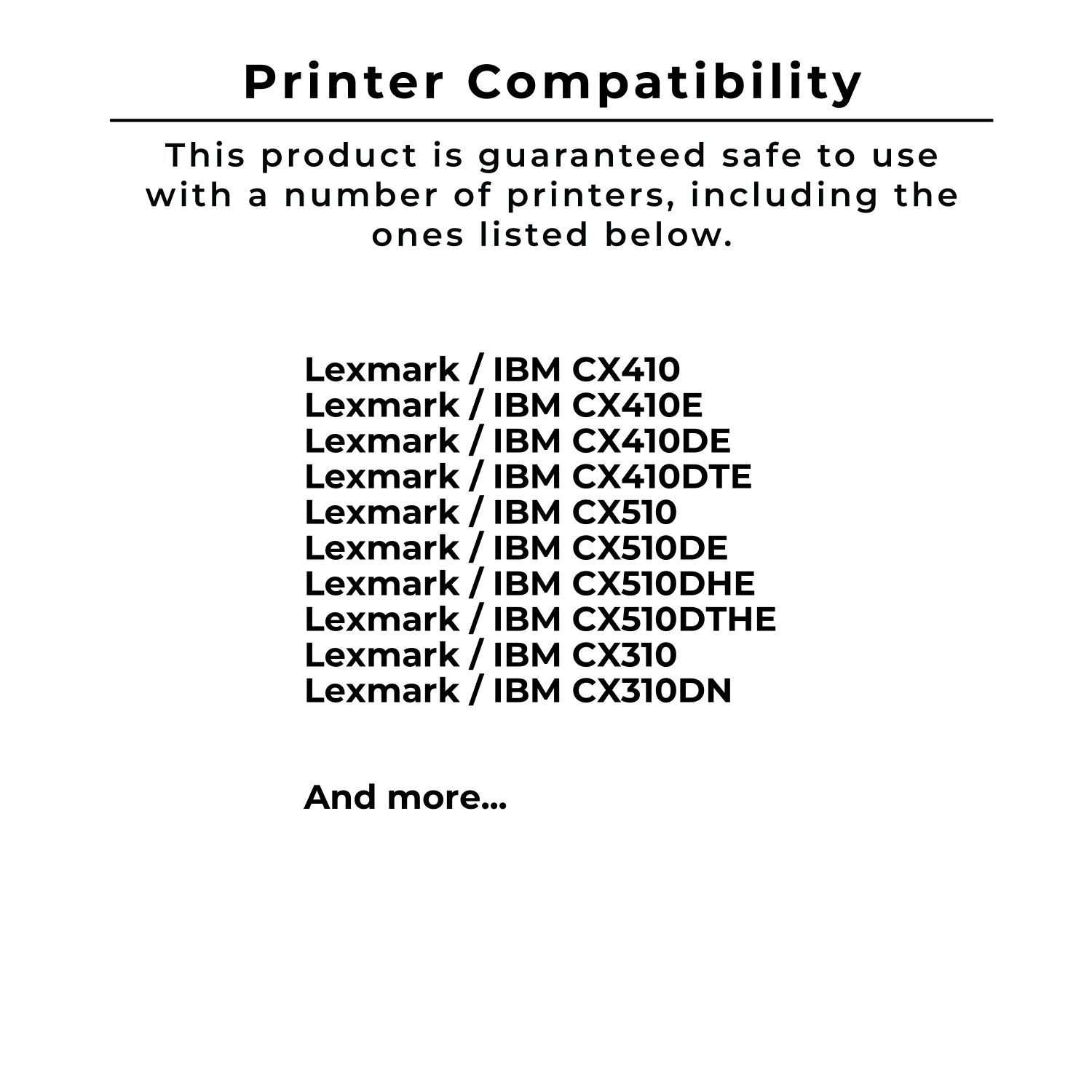 ~Brand New Original LEXMARK / IBM 80C1SY0 Laser Toner Cartridge Yellow