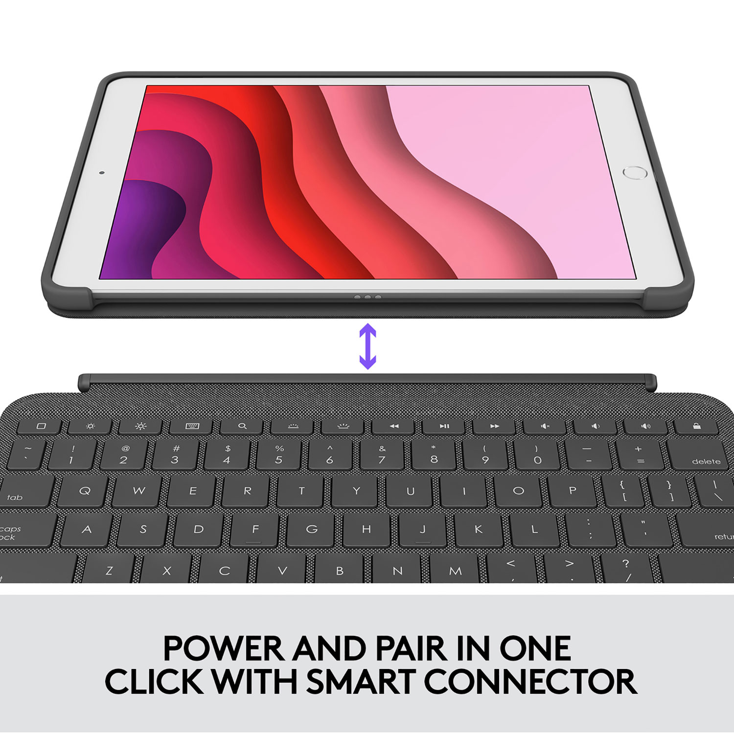 Logitech Combo Touch Keyboard Case for iPad - English