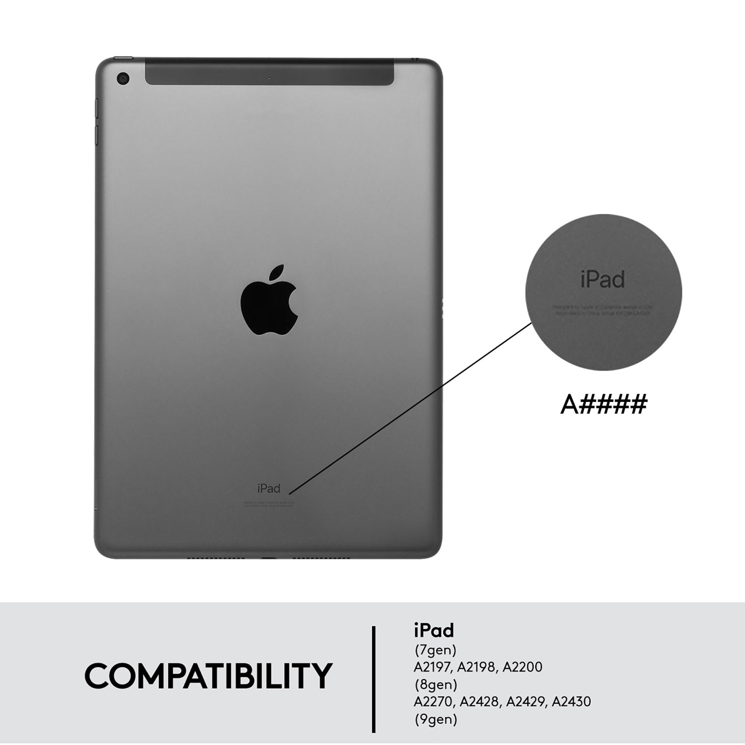 Logitech Combo Touch Keyboard Case for iPad - English