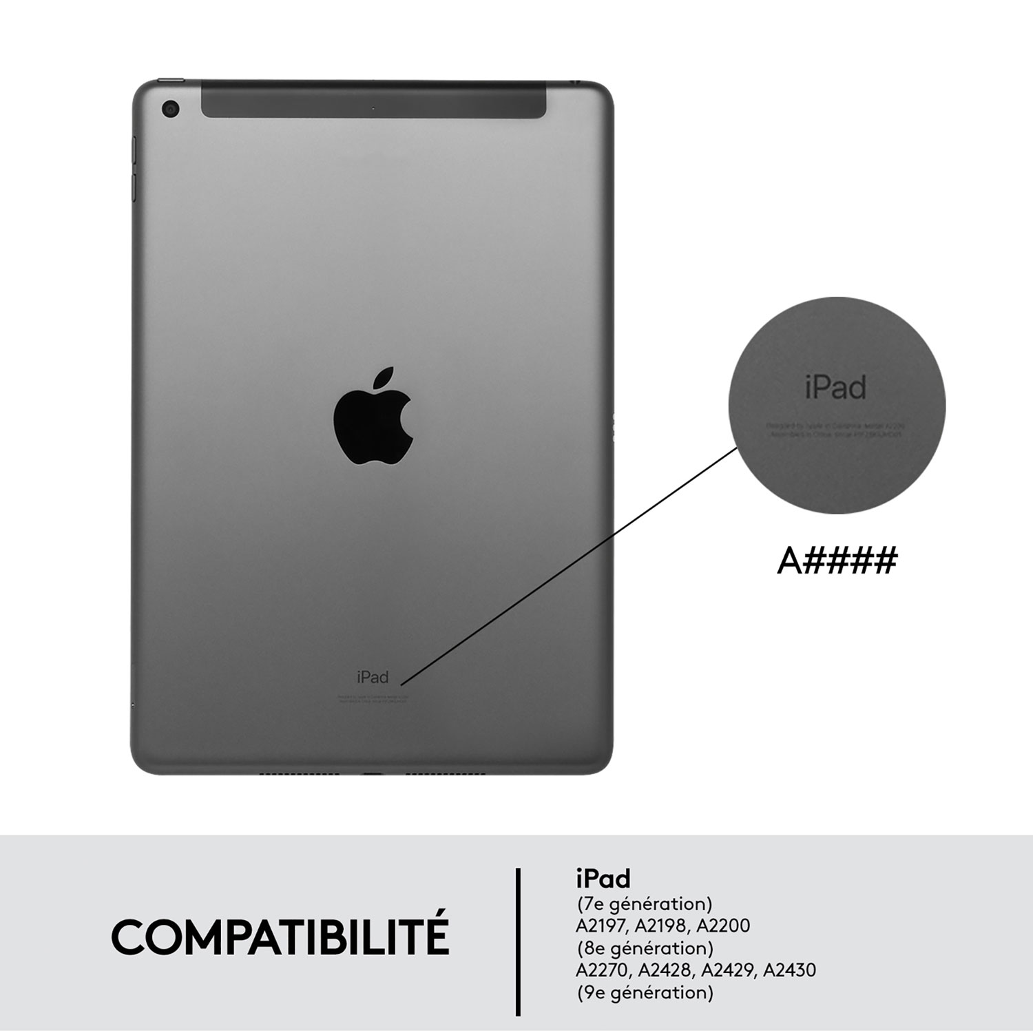 Logitech Combo Touch Keyboard Case for iPad - English