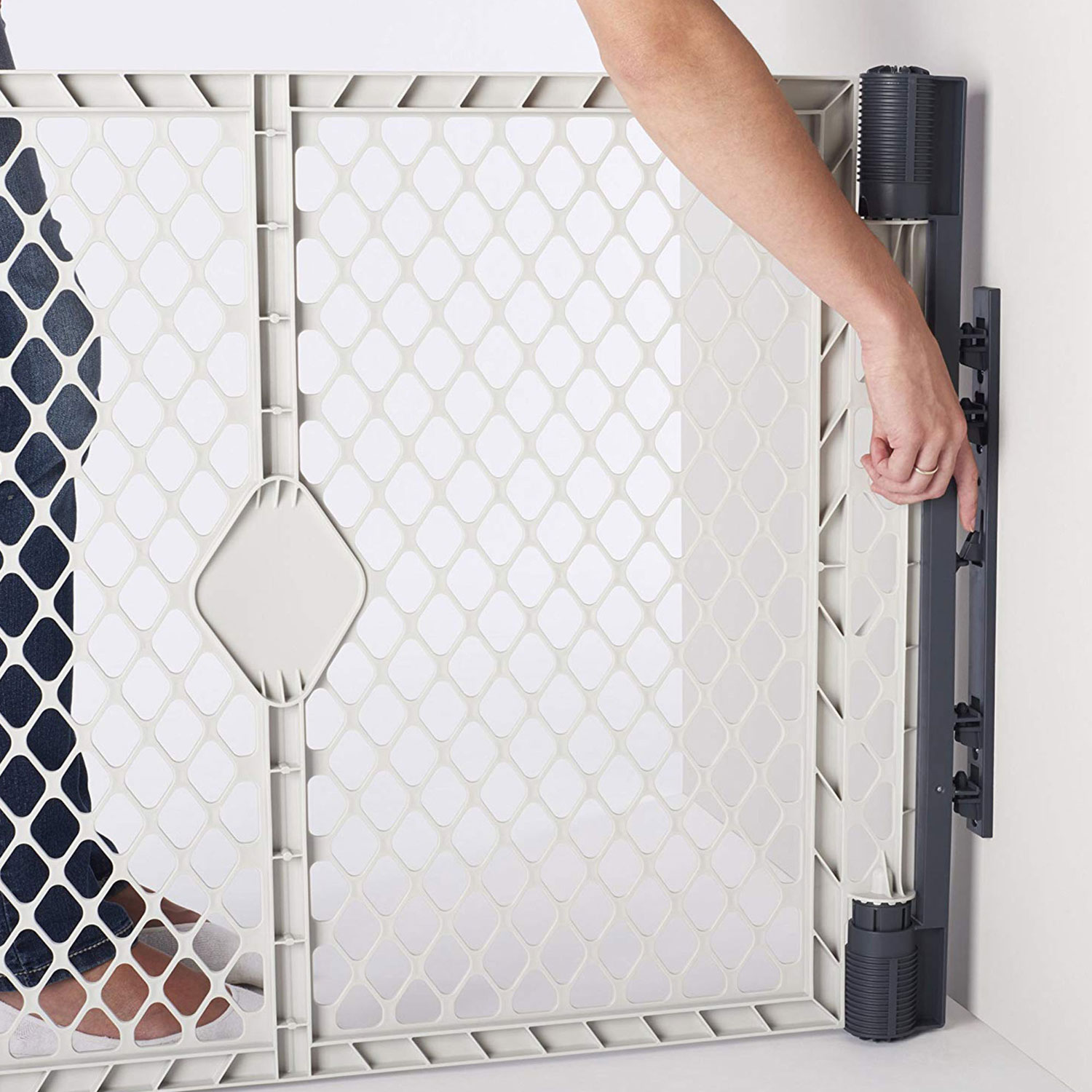 Barrière de sécurité fixe/autonome pour parc Superyard de North States - Gris