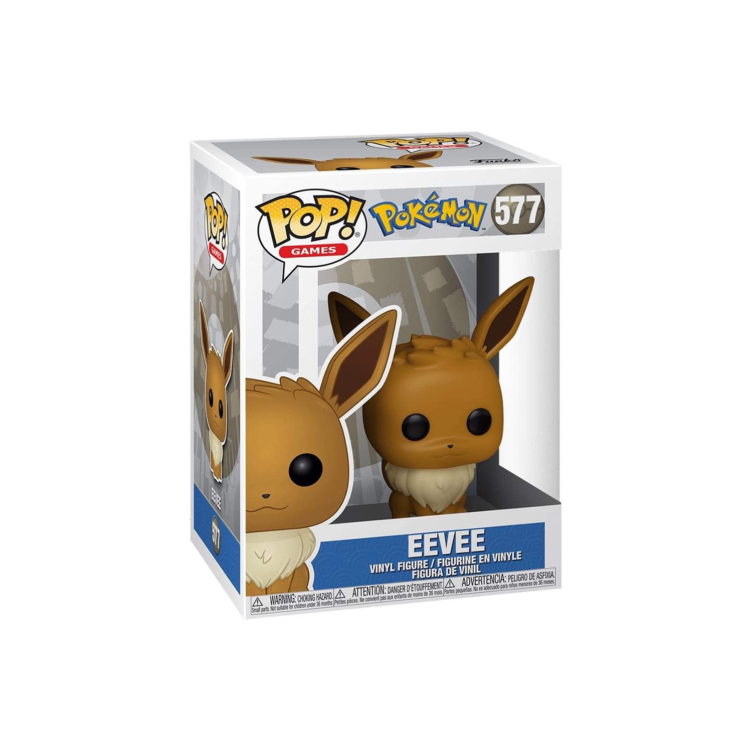 Pop Games 3.75 Inch Action Figure Pokemon - Eevee #577