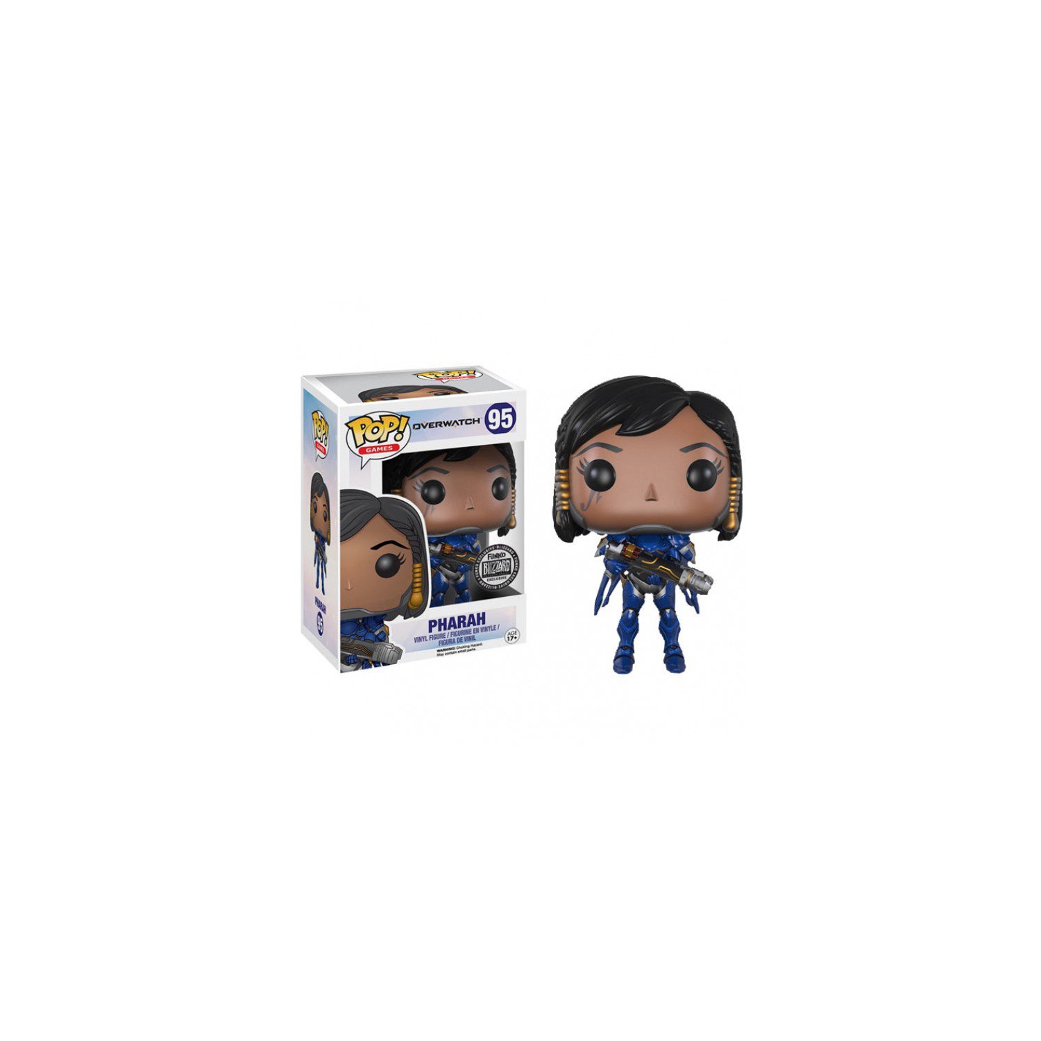 Pop Games 3.75 Inch Action Figure Overwatch - Pharah Blue #95 Exclusive