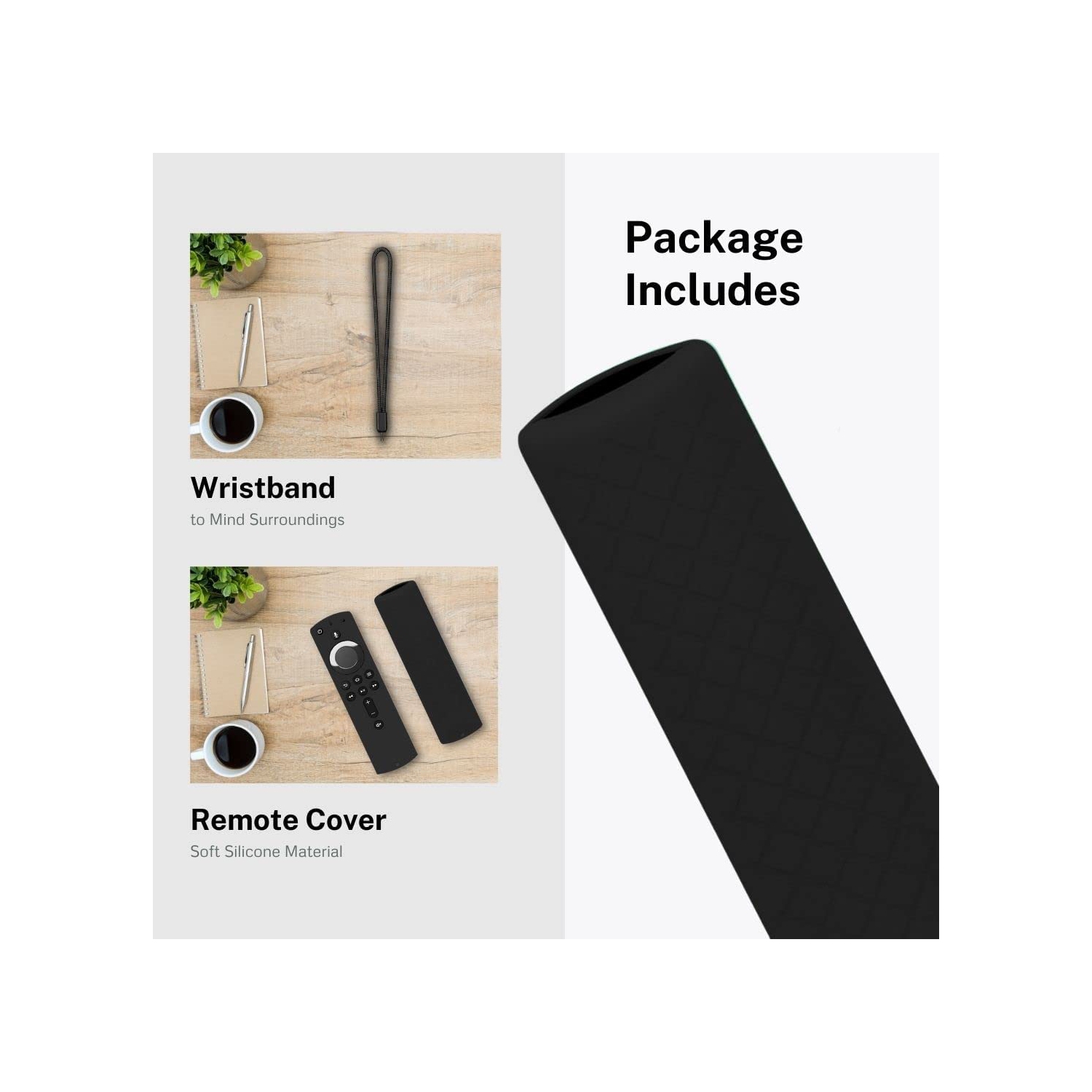 Shockproof Protective Silicone Case/Covers Compatible with All-New Alexa Voice Remote for Fire TV Stick 4K, Fire TV Stick, Fire TV (3rd Gen) -