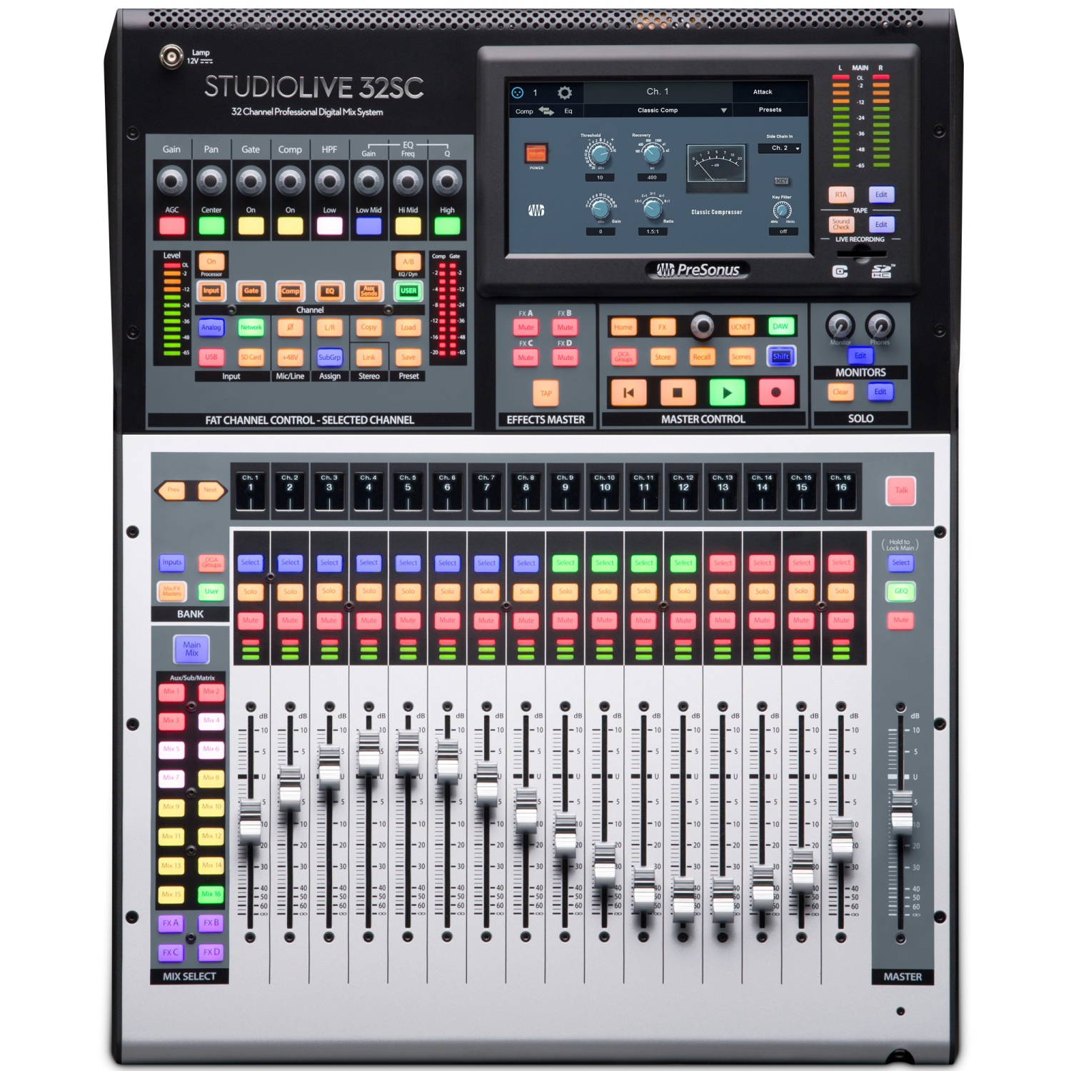 PreSonus STUDIOLIVE-32SC Series 3 S 32-Channel Subcompact Digital Mixer / Recorder / Interface