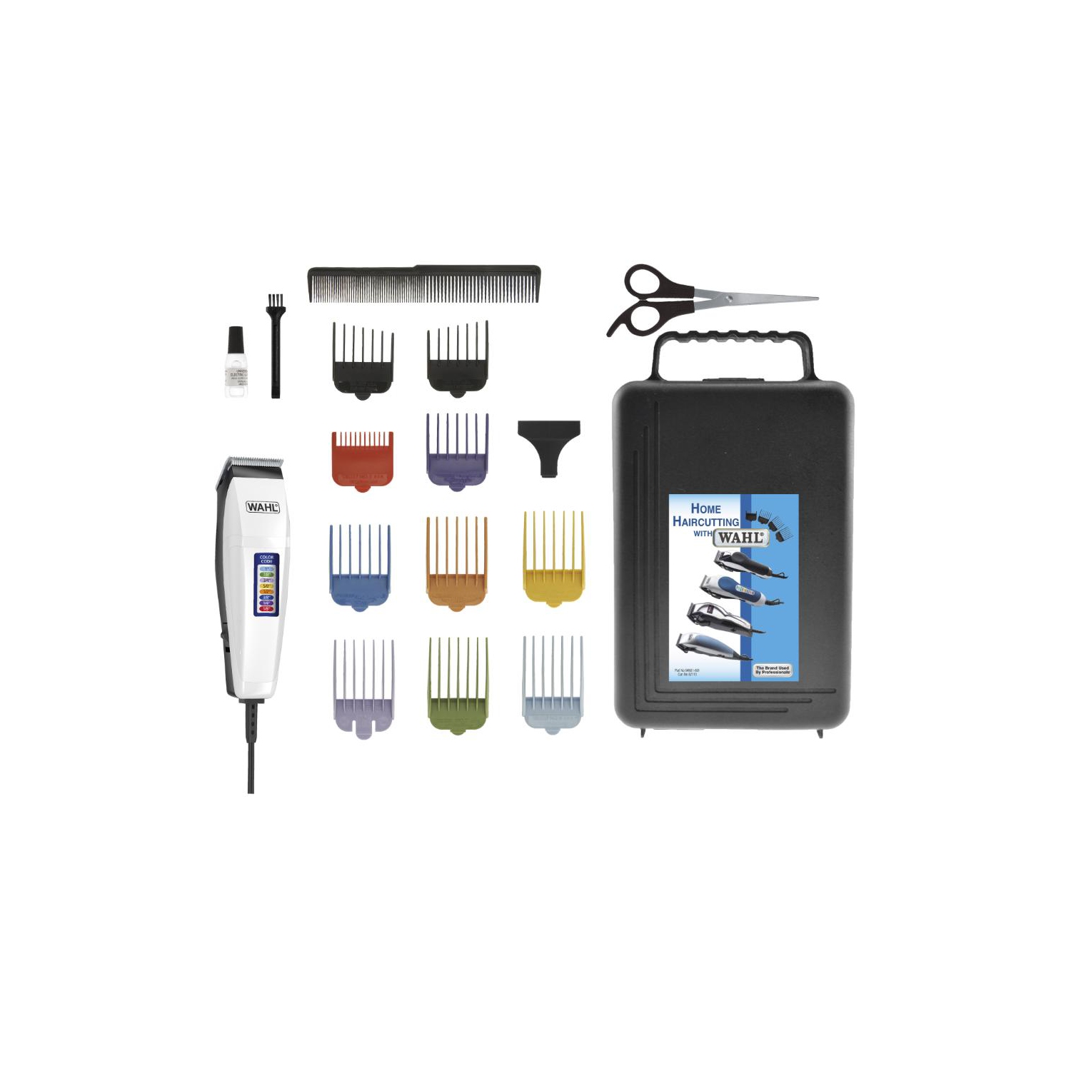 WAHL - 17 Pieces Hair Clipper and Accessories Set, White