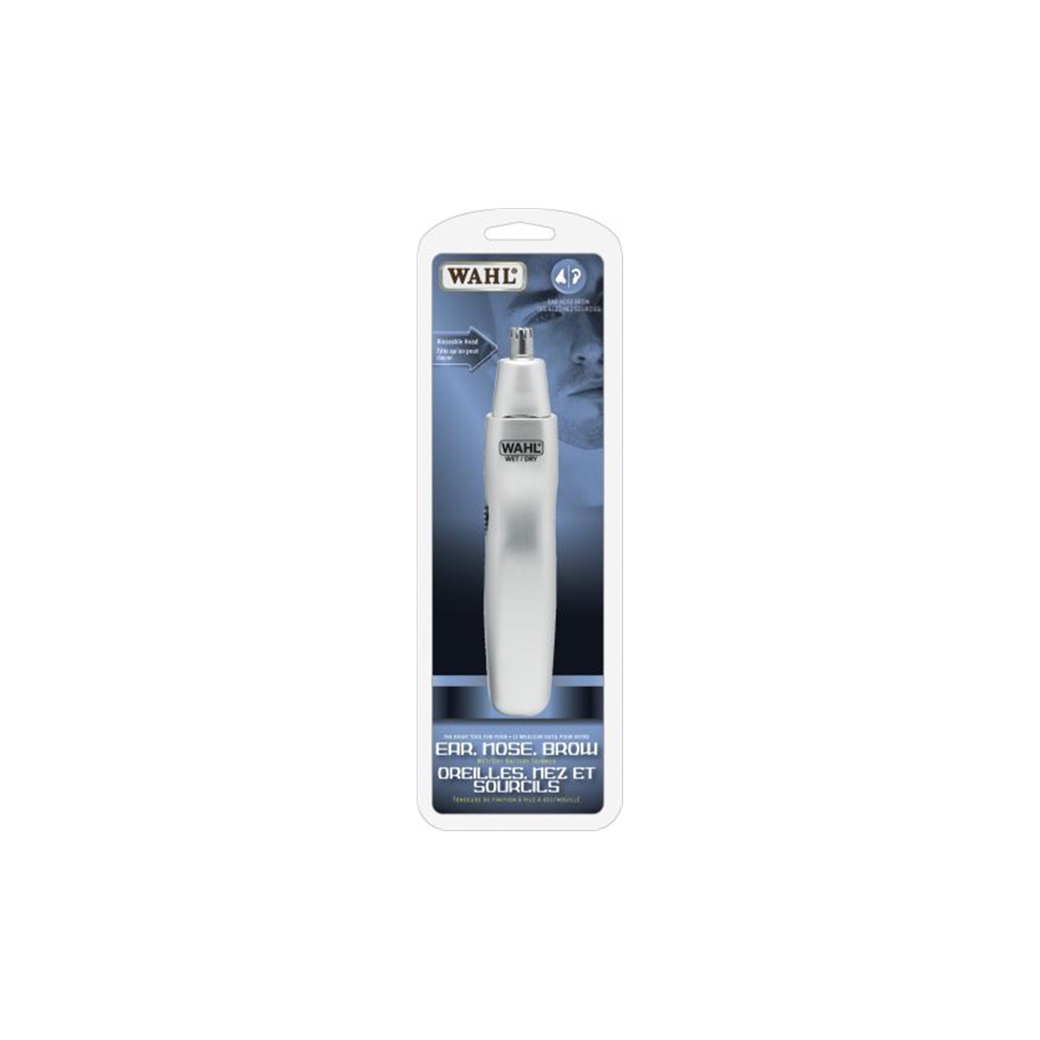 WAHL - Tondeuse Personelle Pour Oreilles, Nez et Sourcils, Gris